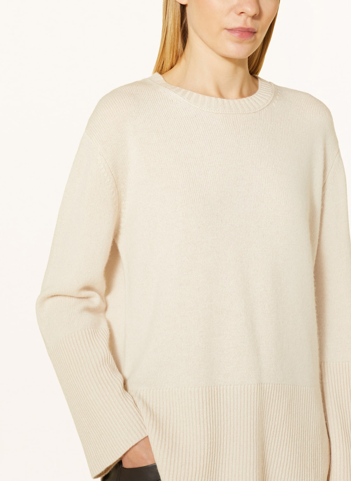 HEMISPHERE Cashmere-Pullover, Farbe: CREME (Bild 4)