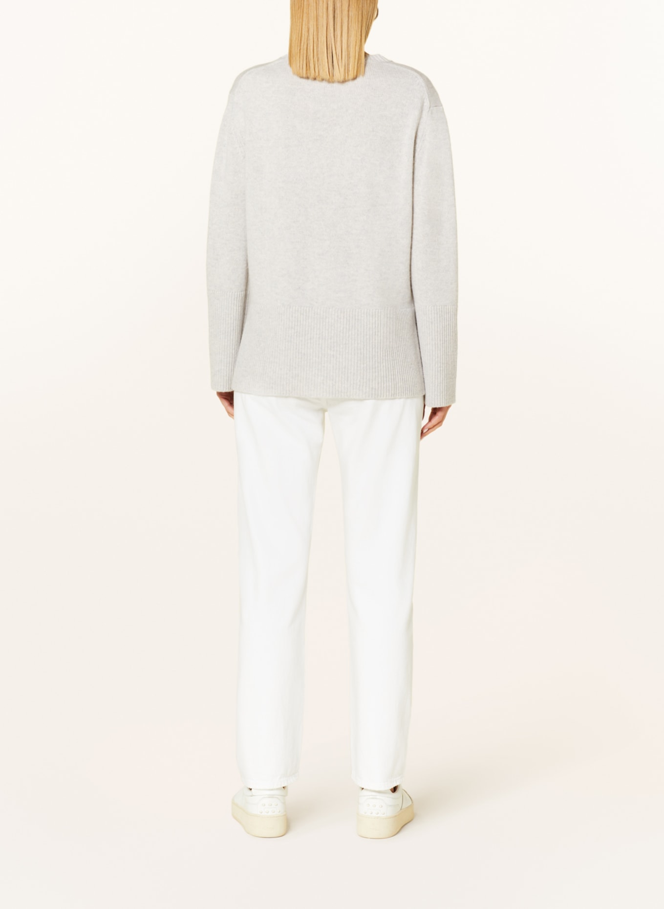 HEMISPHERE Cashmere-Pullover, Farbe: HELLGRAU (Bild 3)