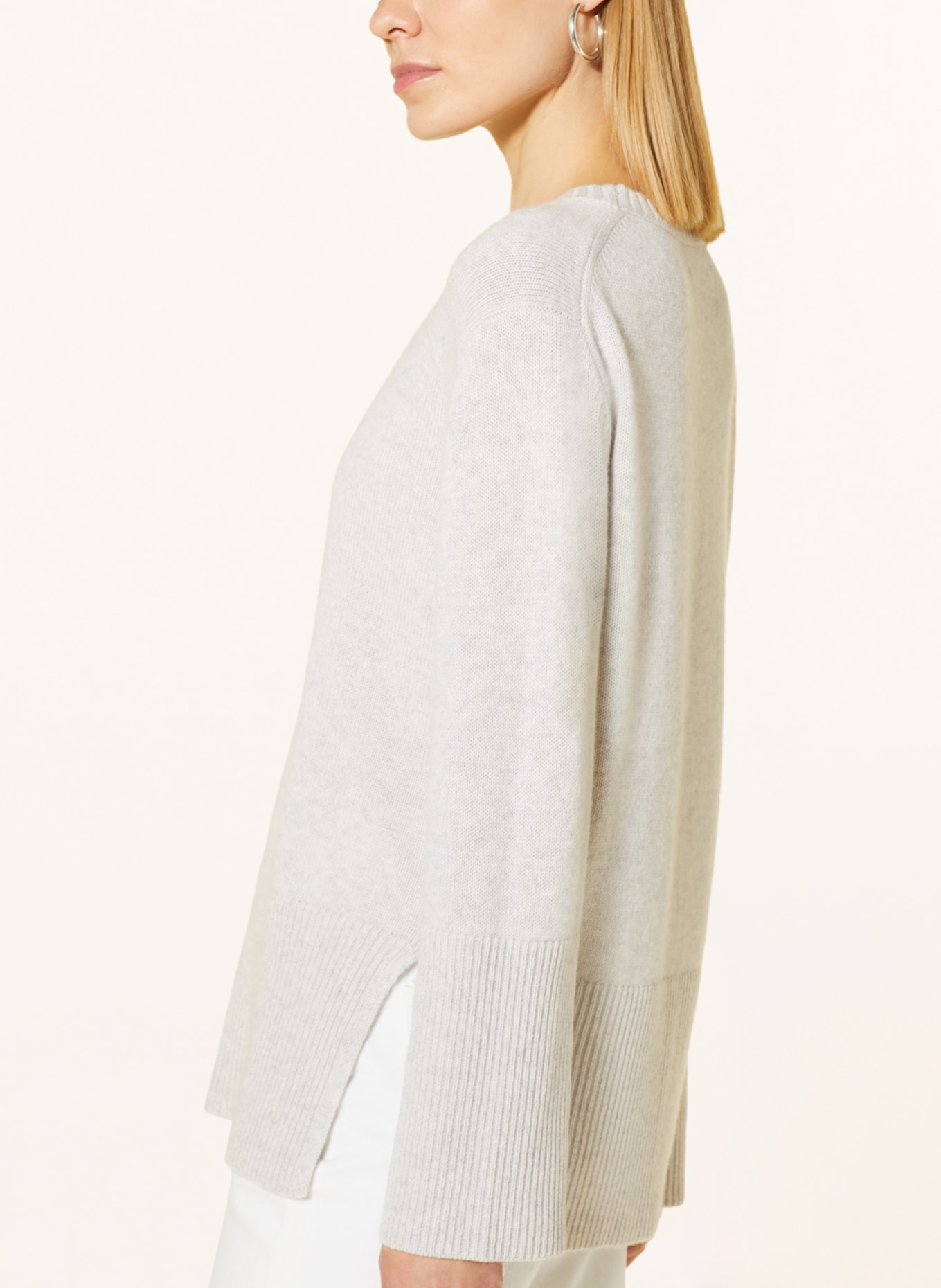 HEMISPHERE Cashmere-Pullover, Farbe: HELLGRAU (Bild 4)