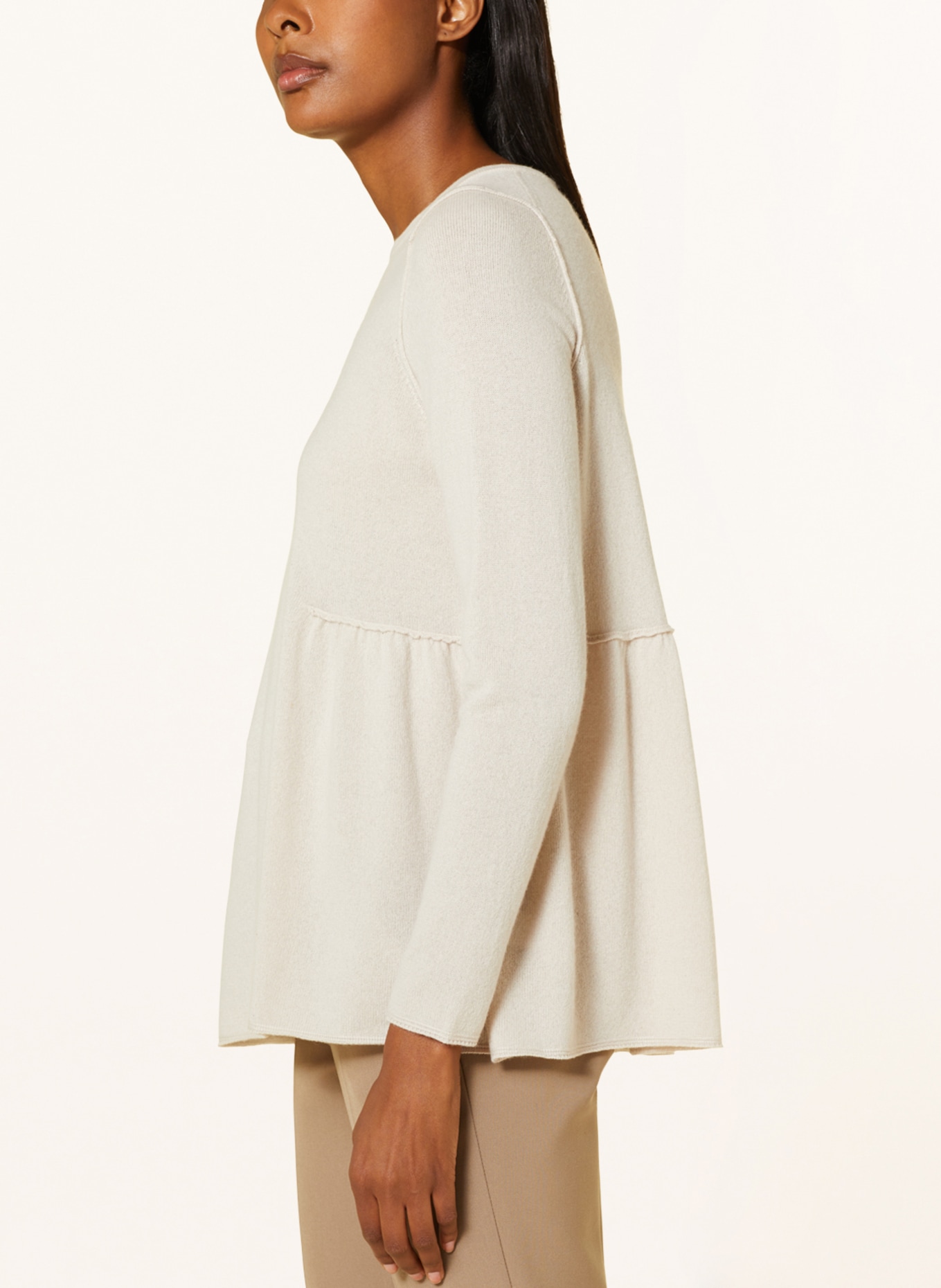 HEMISPHERE Cashmere-Pullover, Farbe: BEIGE (Bild 4)