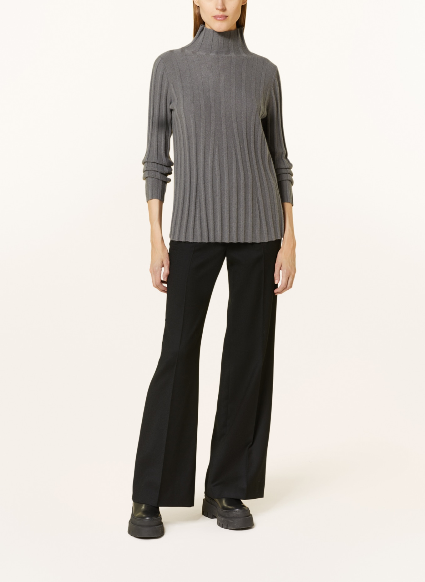 HEMISPHERE Cashmere-Pullover, Farbe: GRAU (Bild 2)