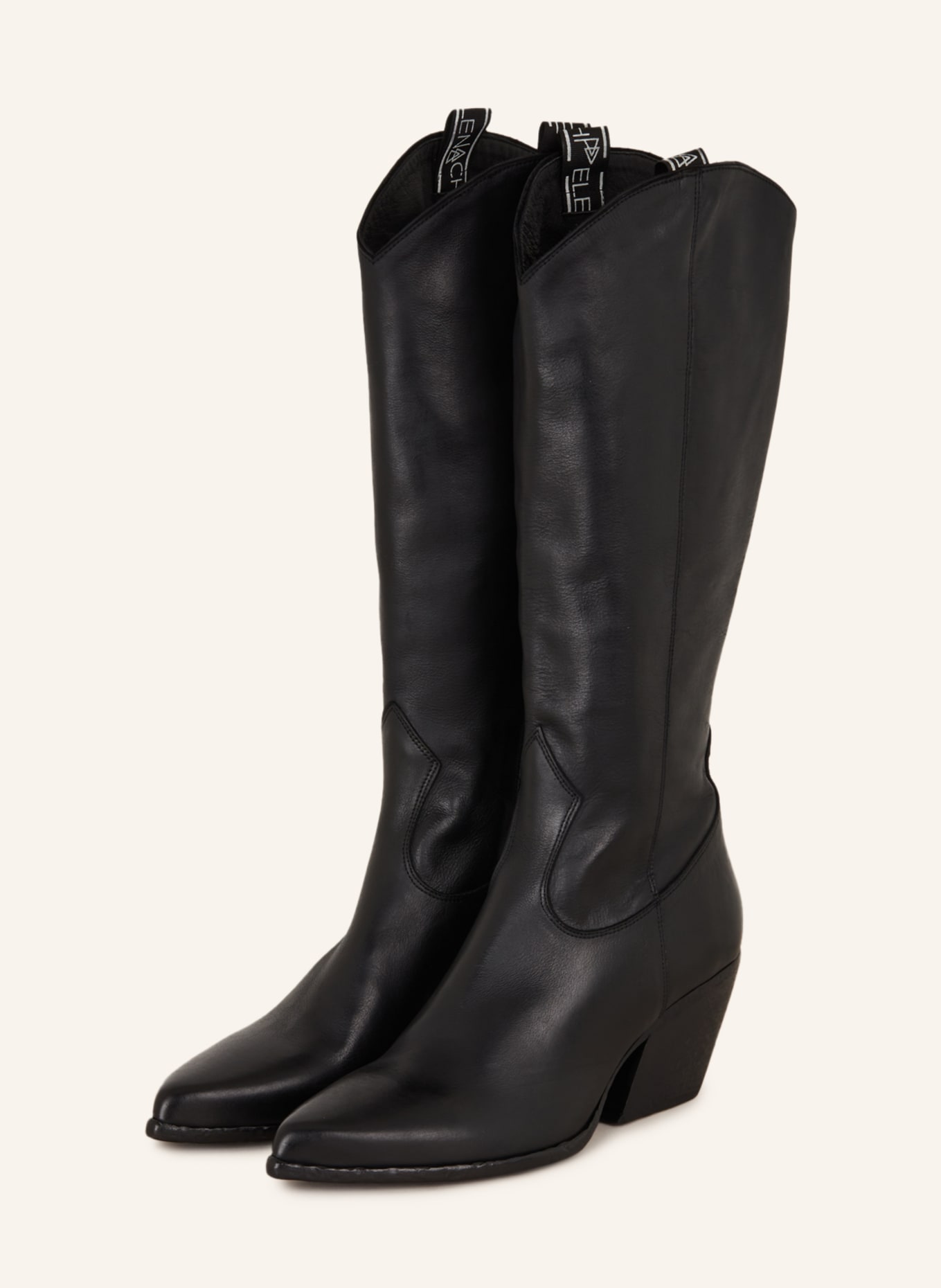 ELENA IACHI Cowboy boots, Color: BLACK (Image 1)