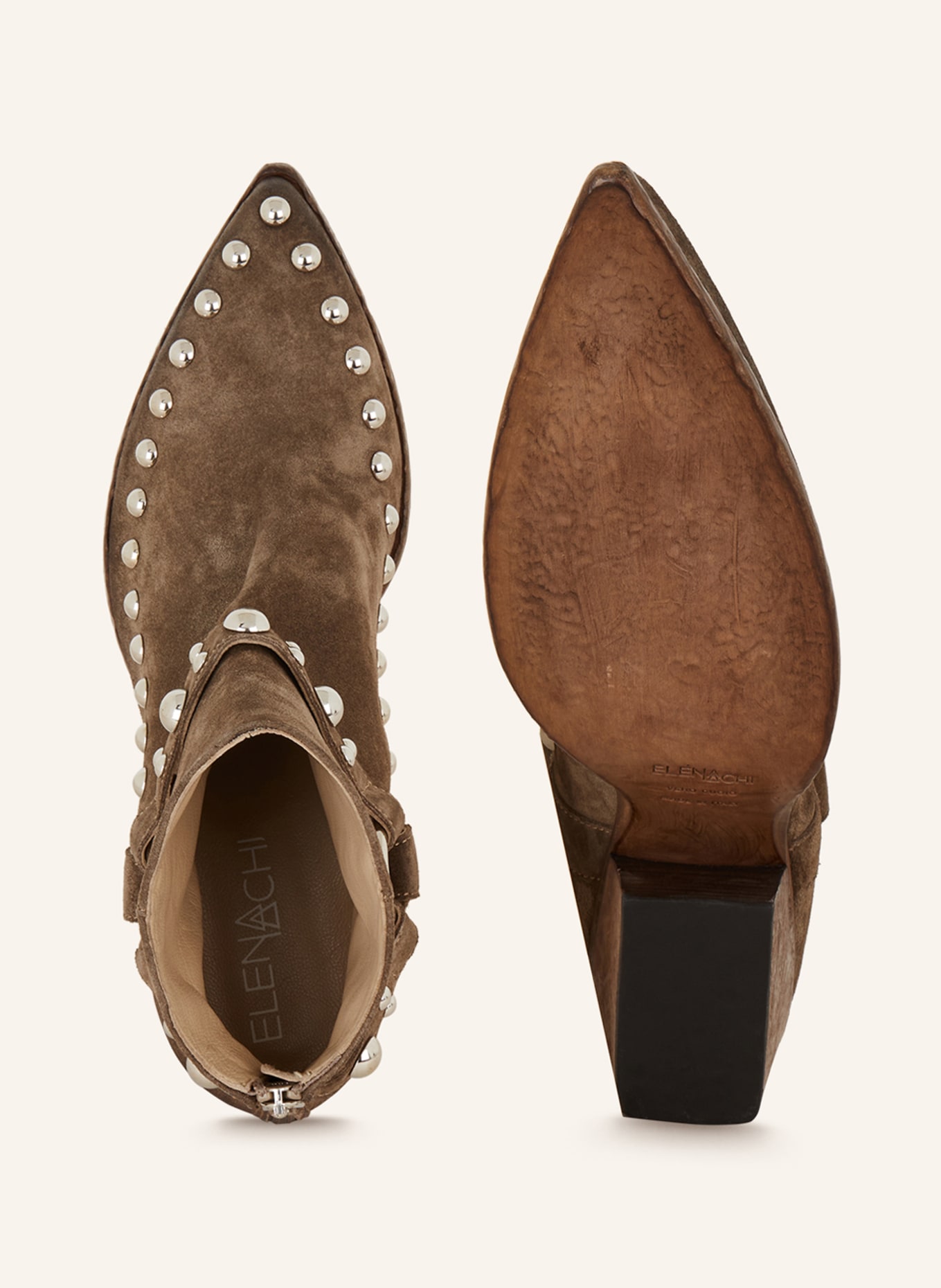ELENA IACHI Cowboy boots, Color: TAUPE (Image 5)