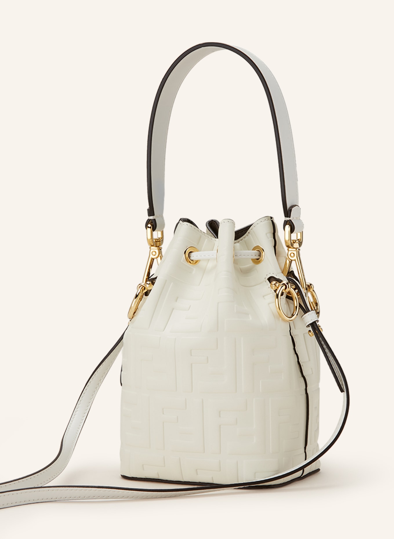 FENDI Pouch bag MON TRESOR MINI, Color: WHITE (Image 2)