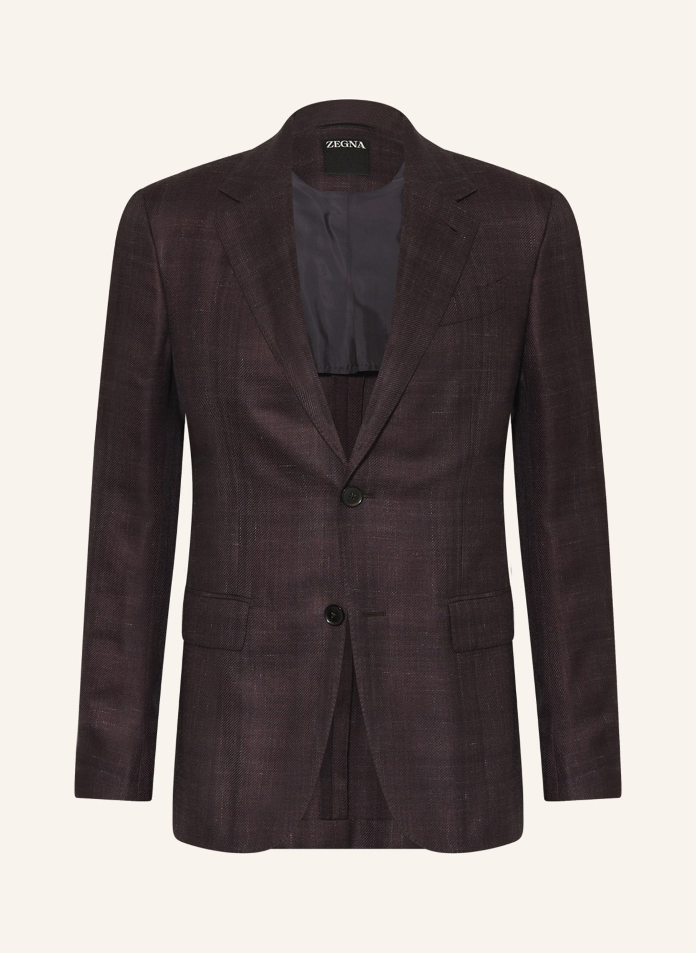 ZEGNA Tailored jacket extra slim fit with cashmere, Color: DARK RED (Image 1)