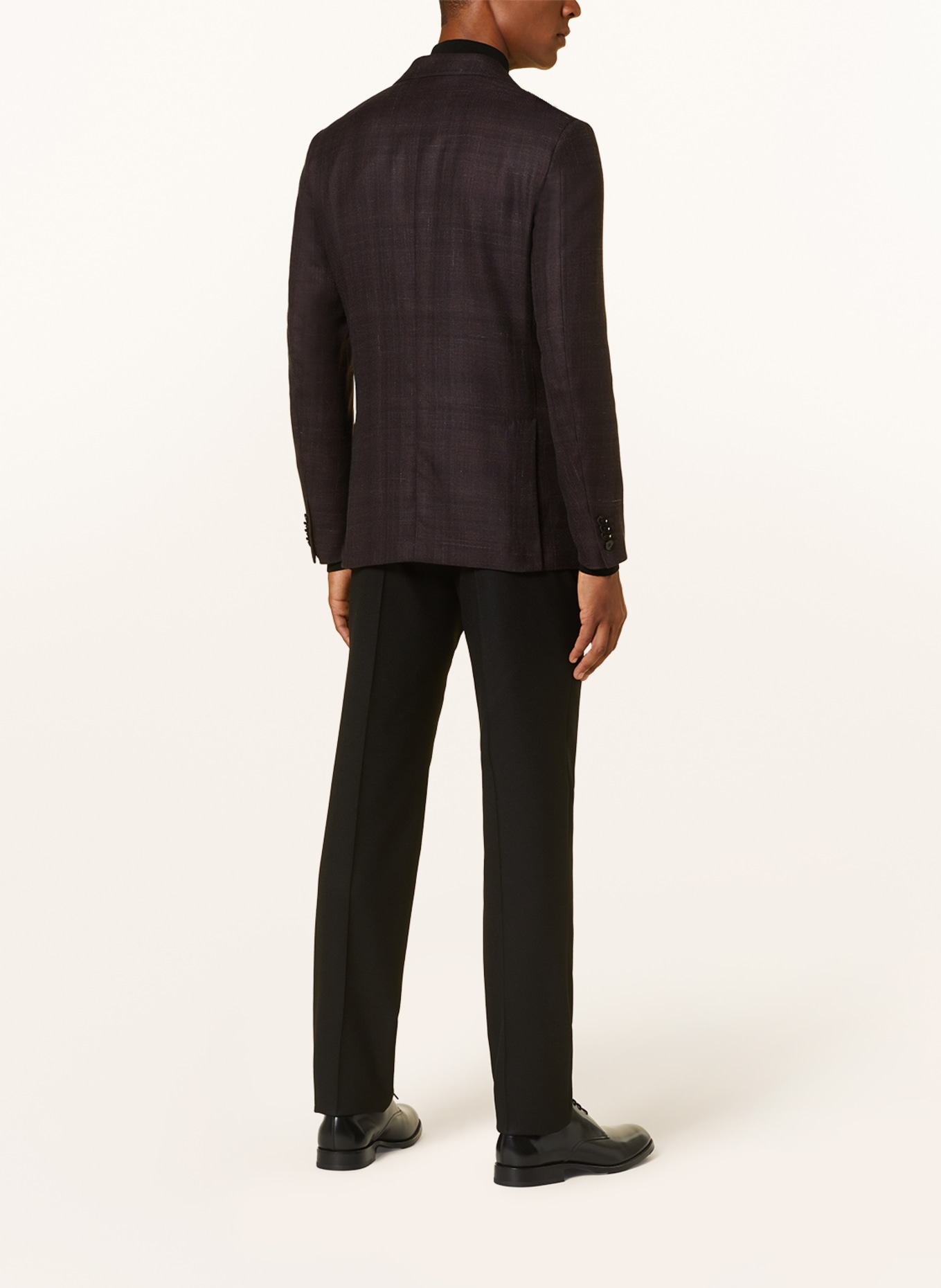 ZEGNA Tailored jacket extra slim fit with cashmere, Color: DARK RED (Image 3)