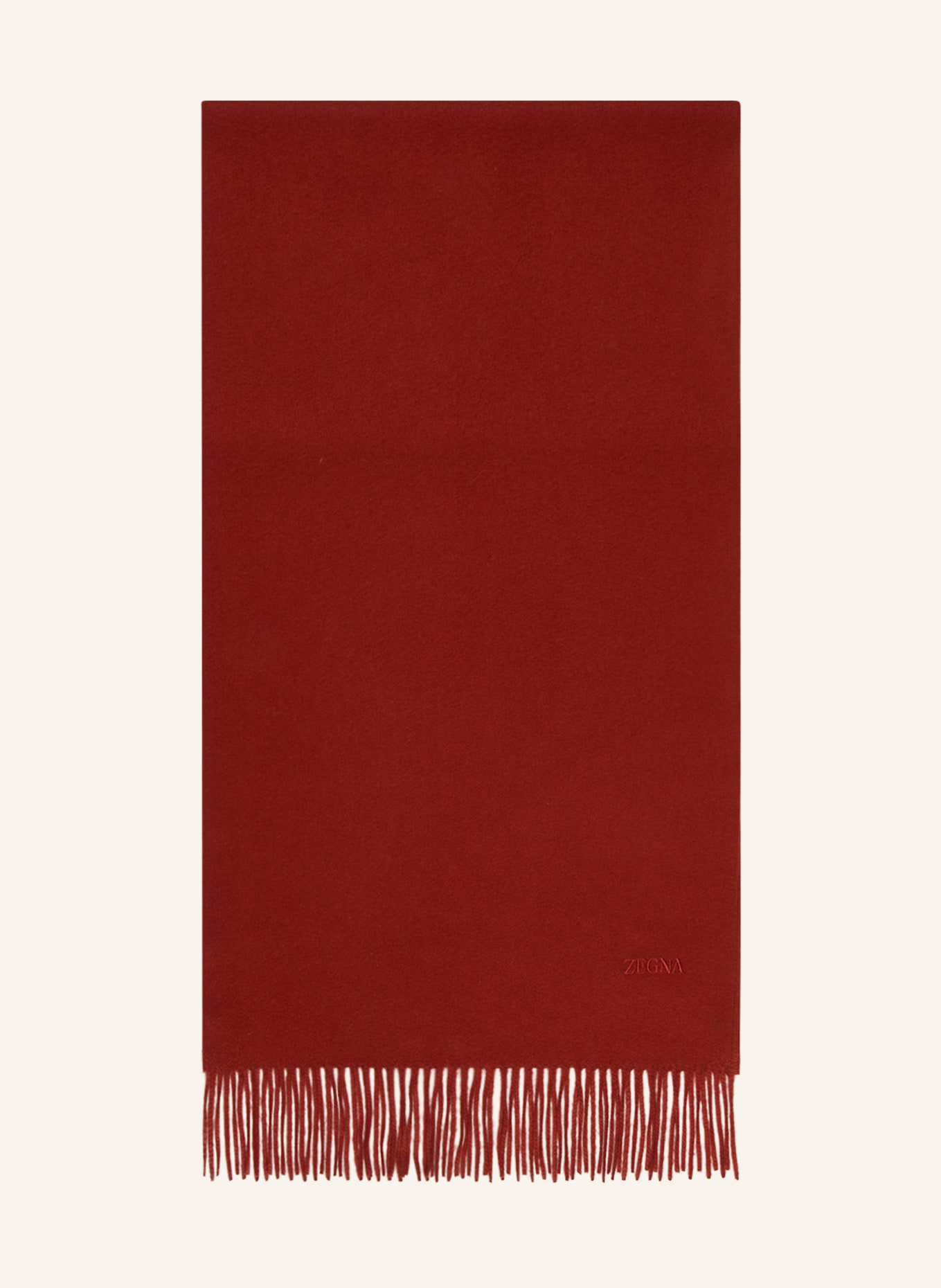 ZEGNA Cashmere scarf, Color: RED (Image 1)