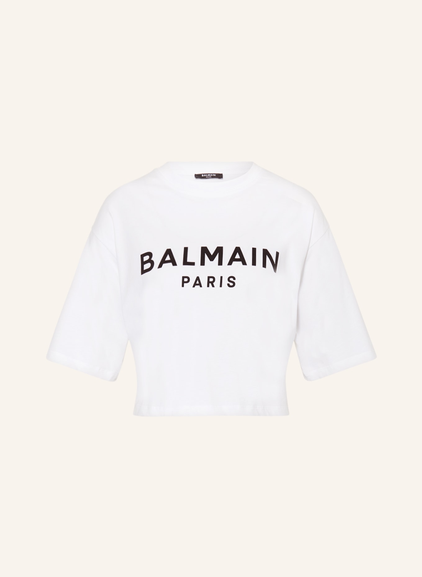 BALMAIN Cropped-Shirt, Farbe: WEISS (Bild 1)