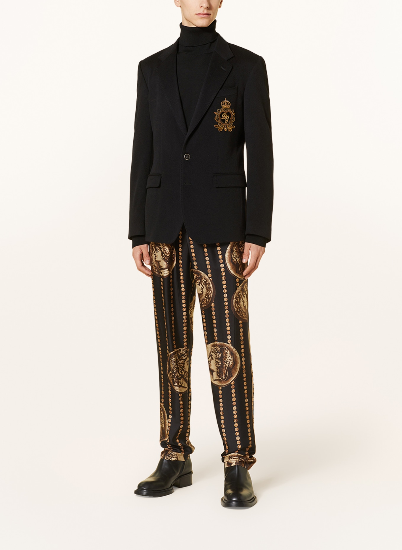 DOLCE & GABBANA Tailored jacket regular fit, Color: BLACK (Image 2)