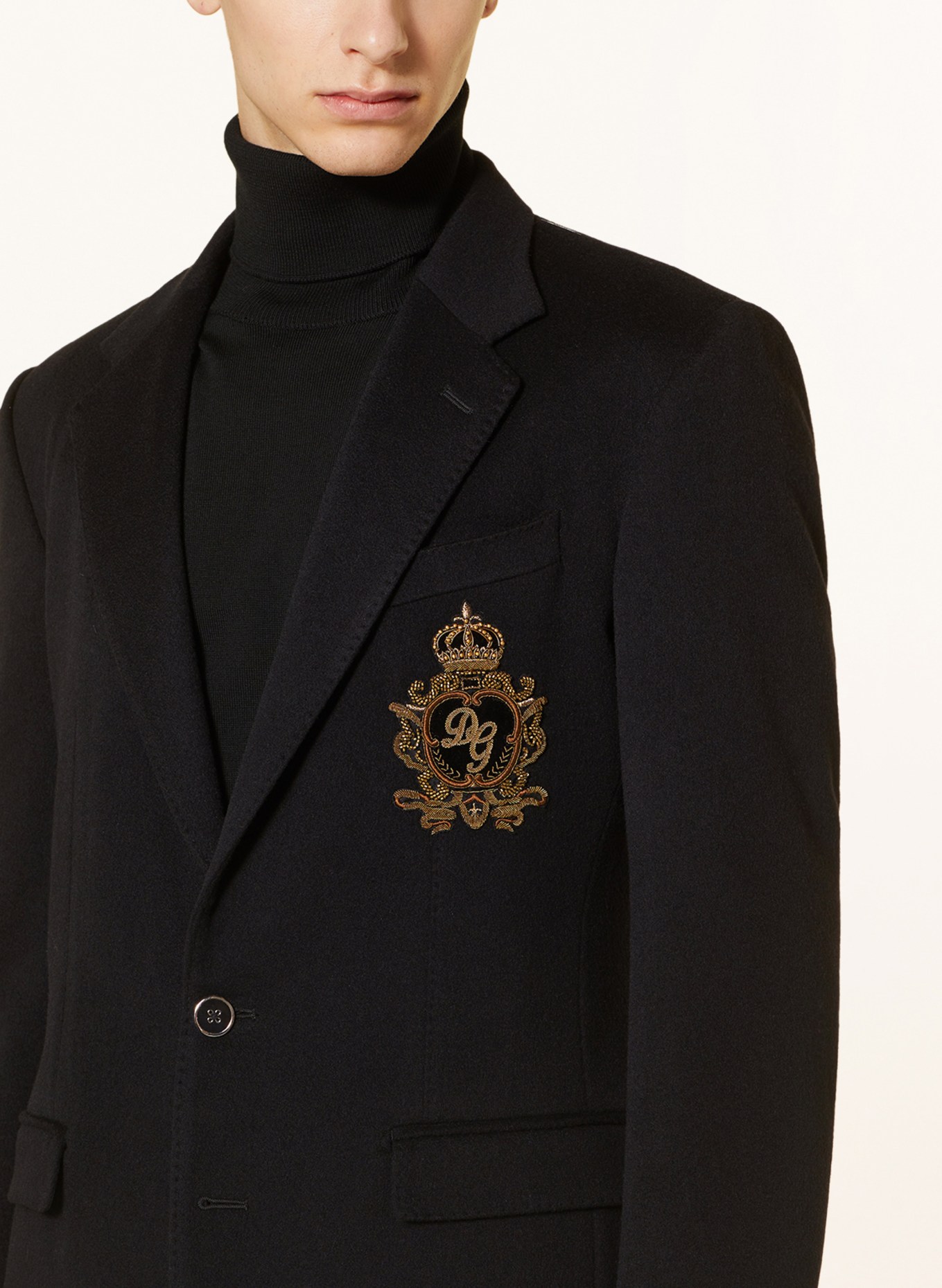 DOLCE & GABBANA Tailored jacket regular fit, Color: BLACK (Image 5)