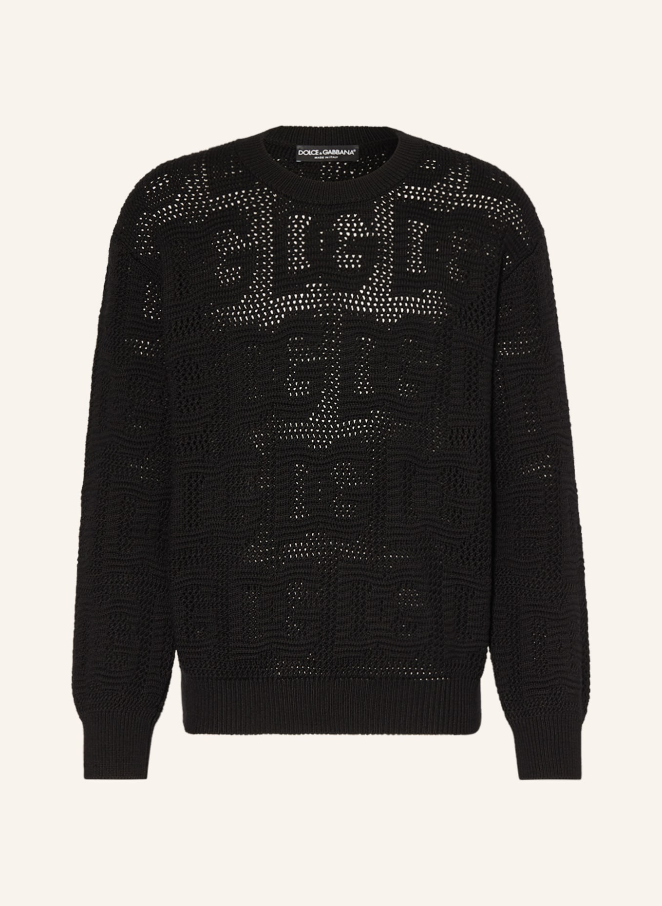 DOLCE & GABBANA Sweater, Color: BLACK (Image 1)