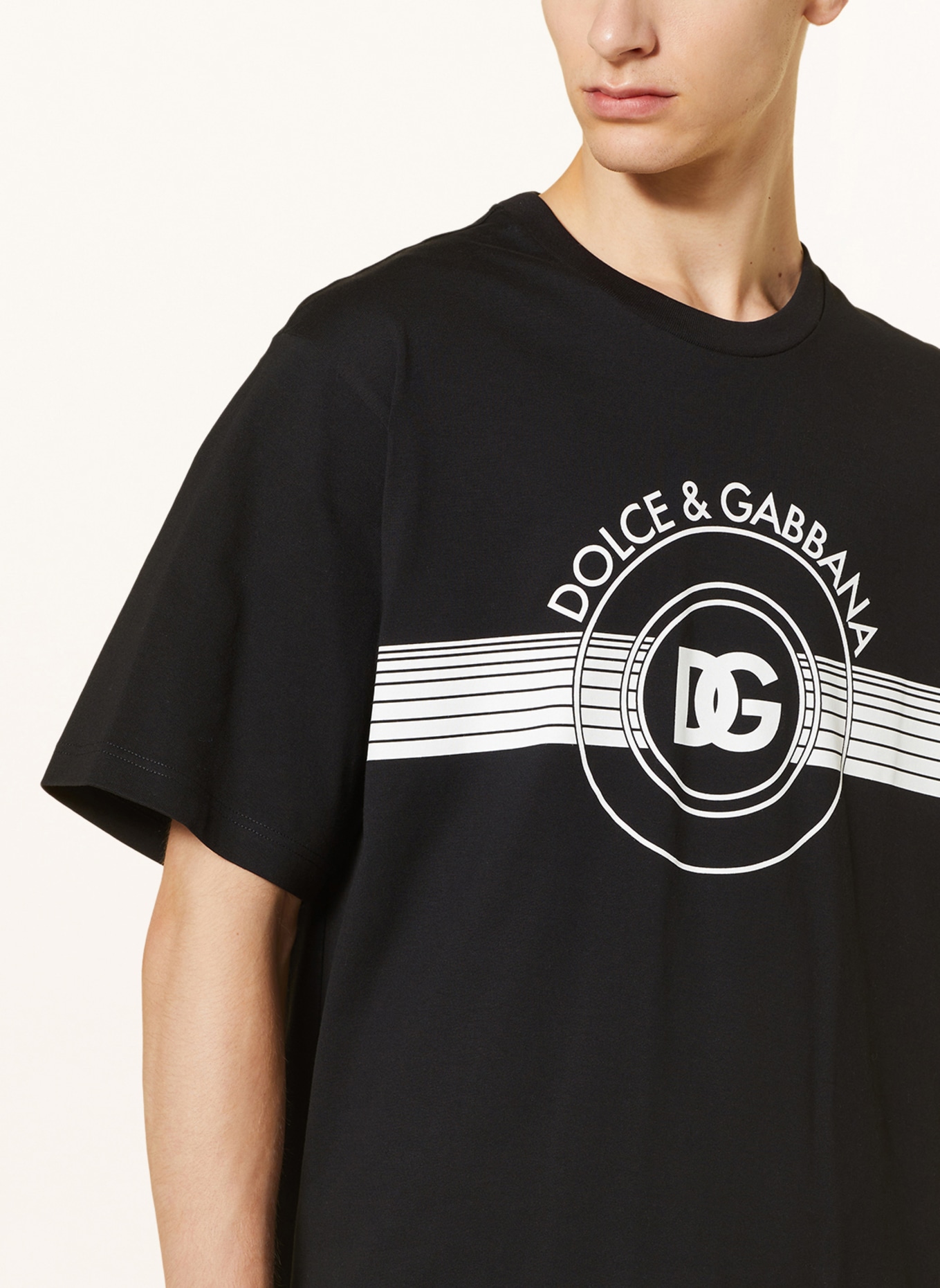 DOLCE & GABBANA T-shirt, Color: BLACK (Image 4)