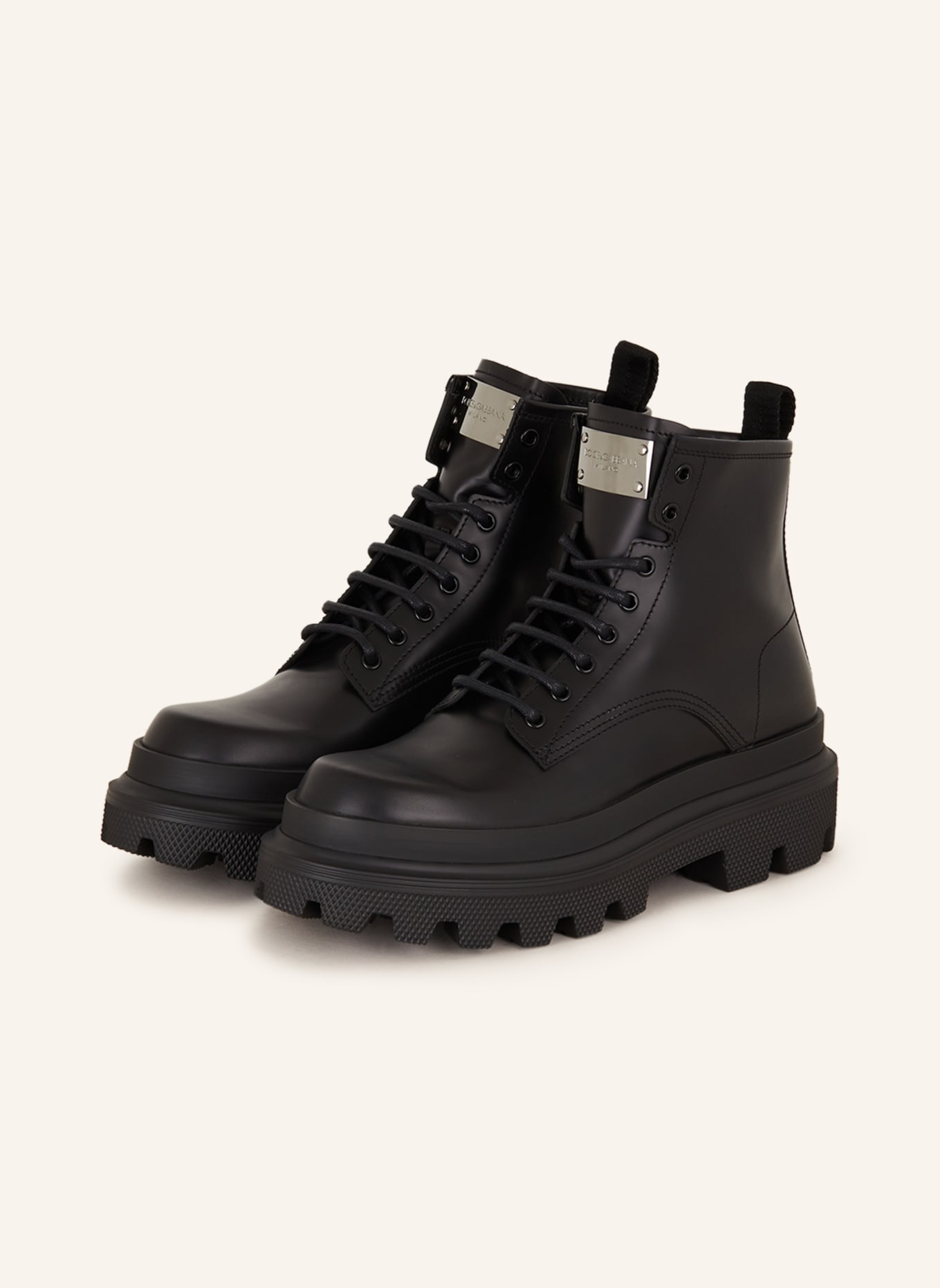 DOLCE & GABBANA Lace-up boots, Color: BLACK (Image 1)