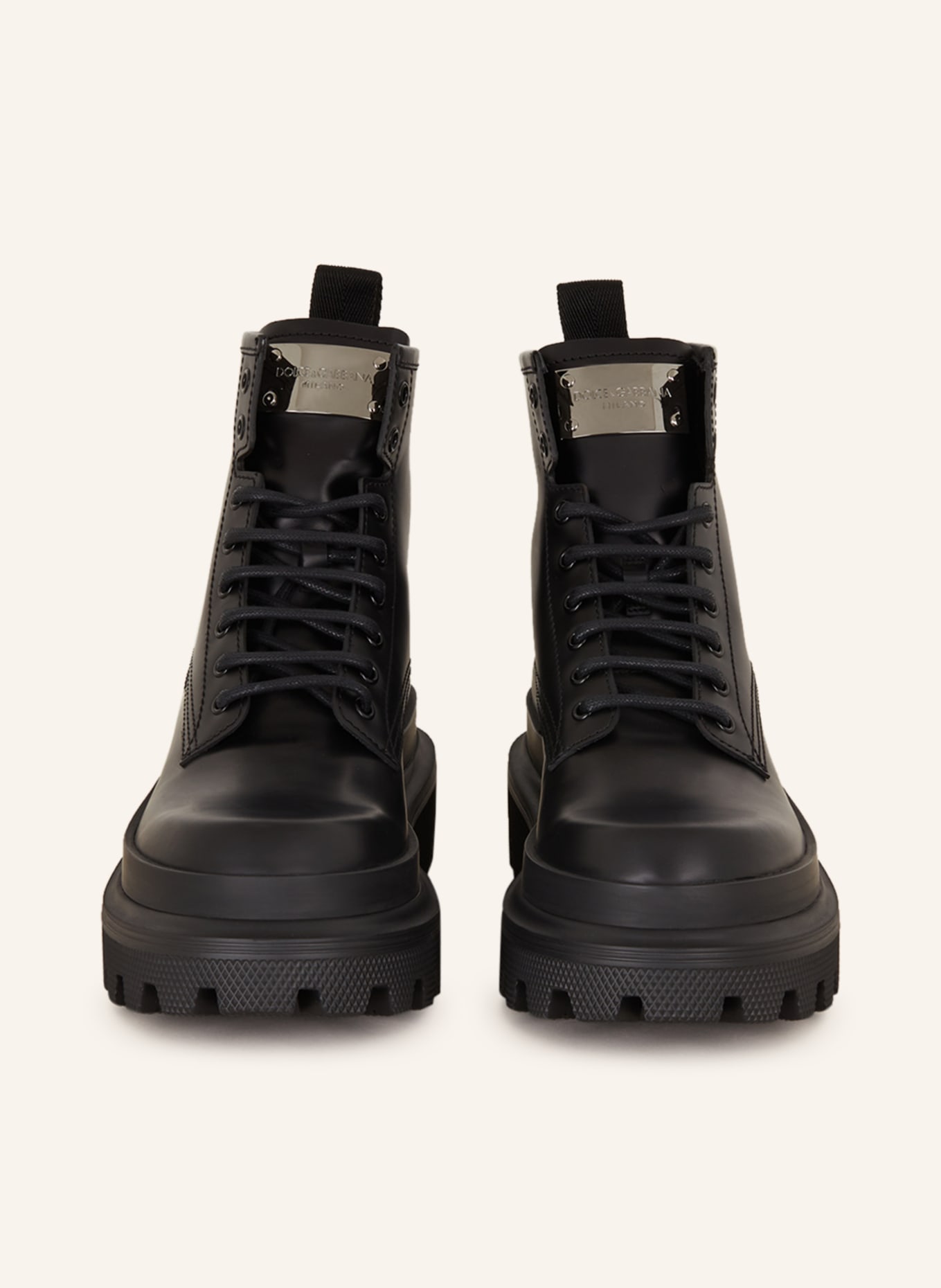 DOLCE & GABBANA Lace-up boots, Color: BLACK (Image 3)