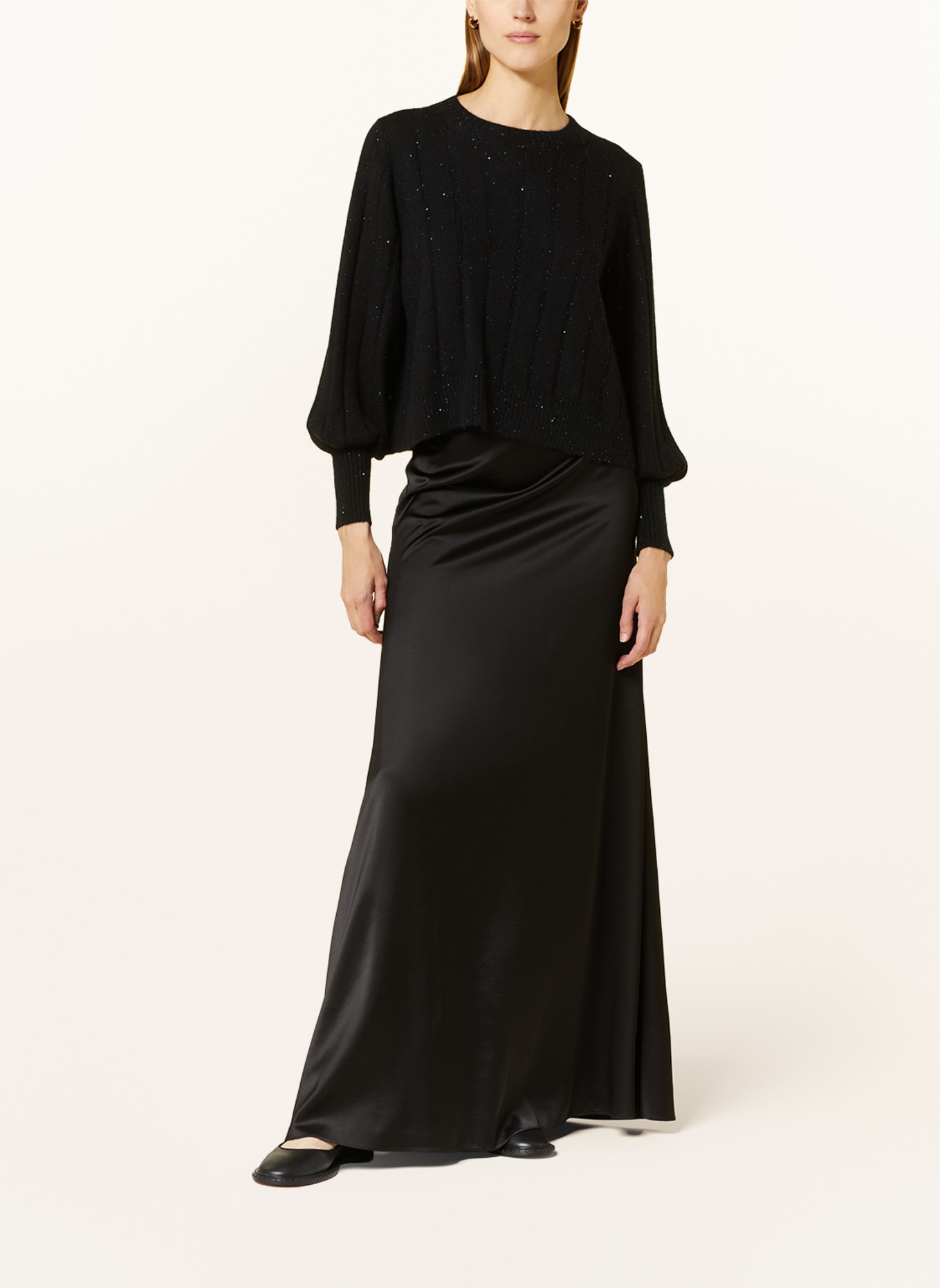 FABIANA FILIPPI Sweater with sequins, Color: BLACK (Image 2)
