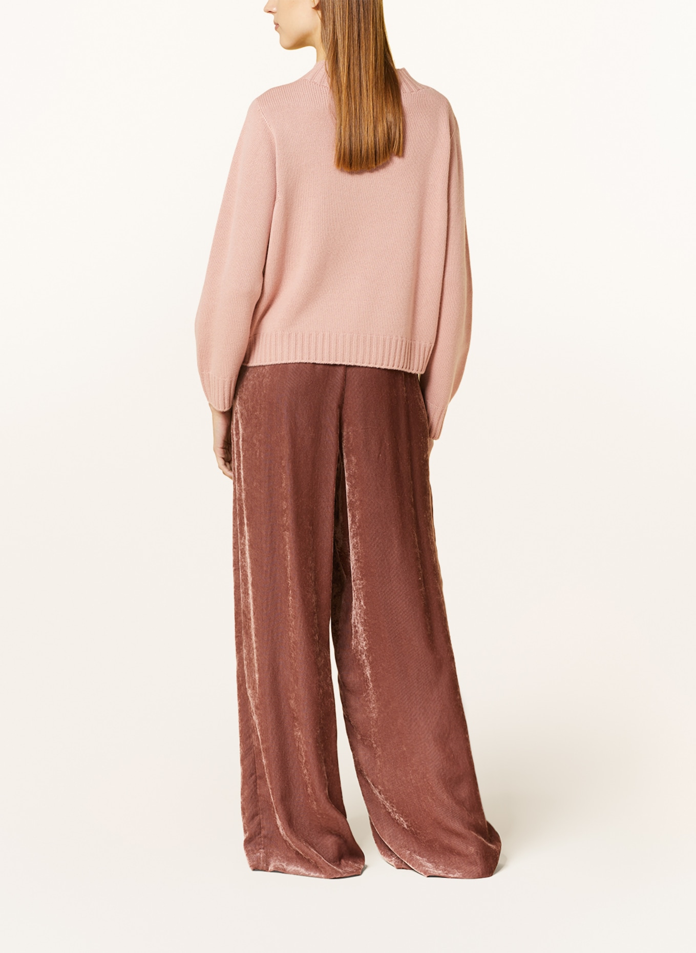 FABIANA FILIPPI Sweter z wełny merino, Kolor: RÓŻOWY (Obrazek 3)