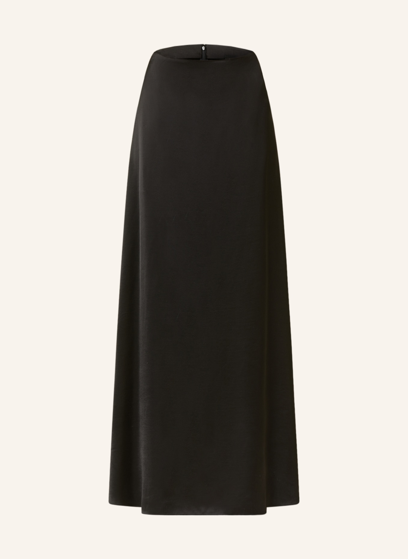 FABIANA FILIPPI Satin skirt, Color: BLACK (Image 1)