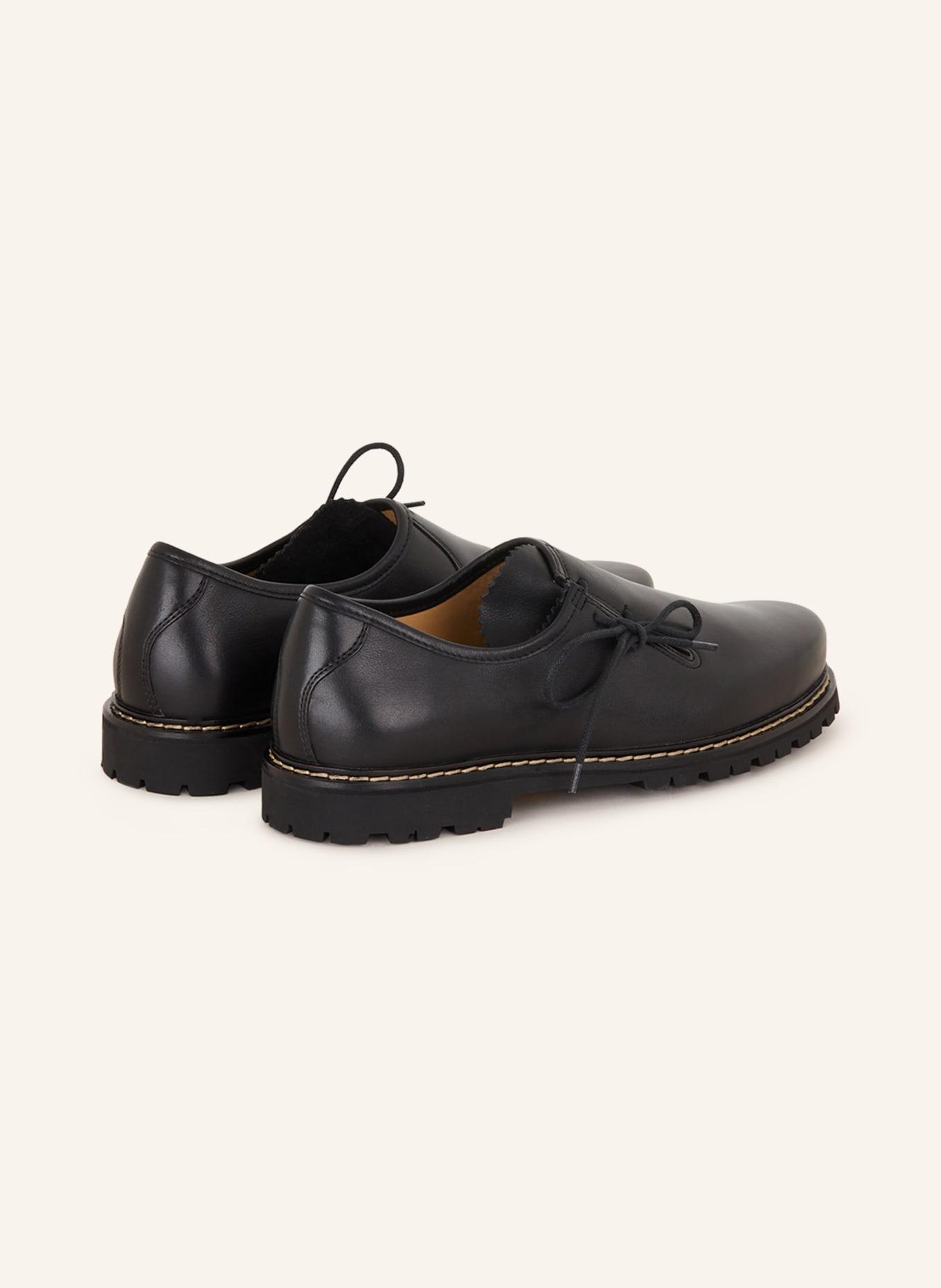 dirndl+bua Haferl shoes RINDBOX, Color: BLACK (Image 2)