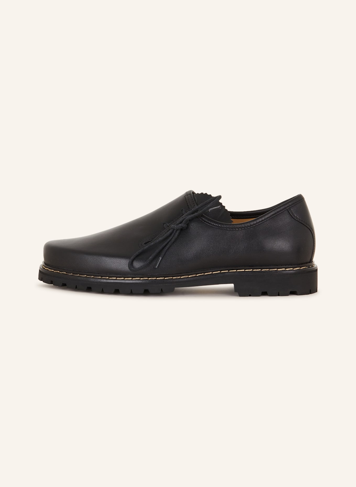 dirndl+bua Haferl shoes RINDBOX, Color: BLACK (Image 4)