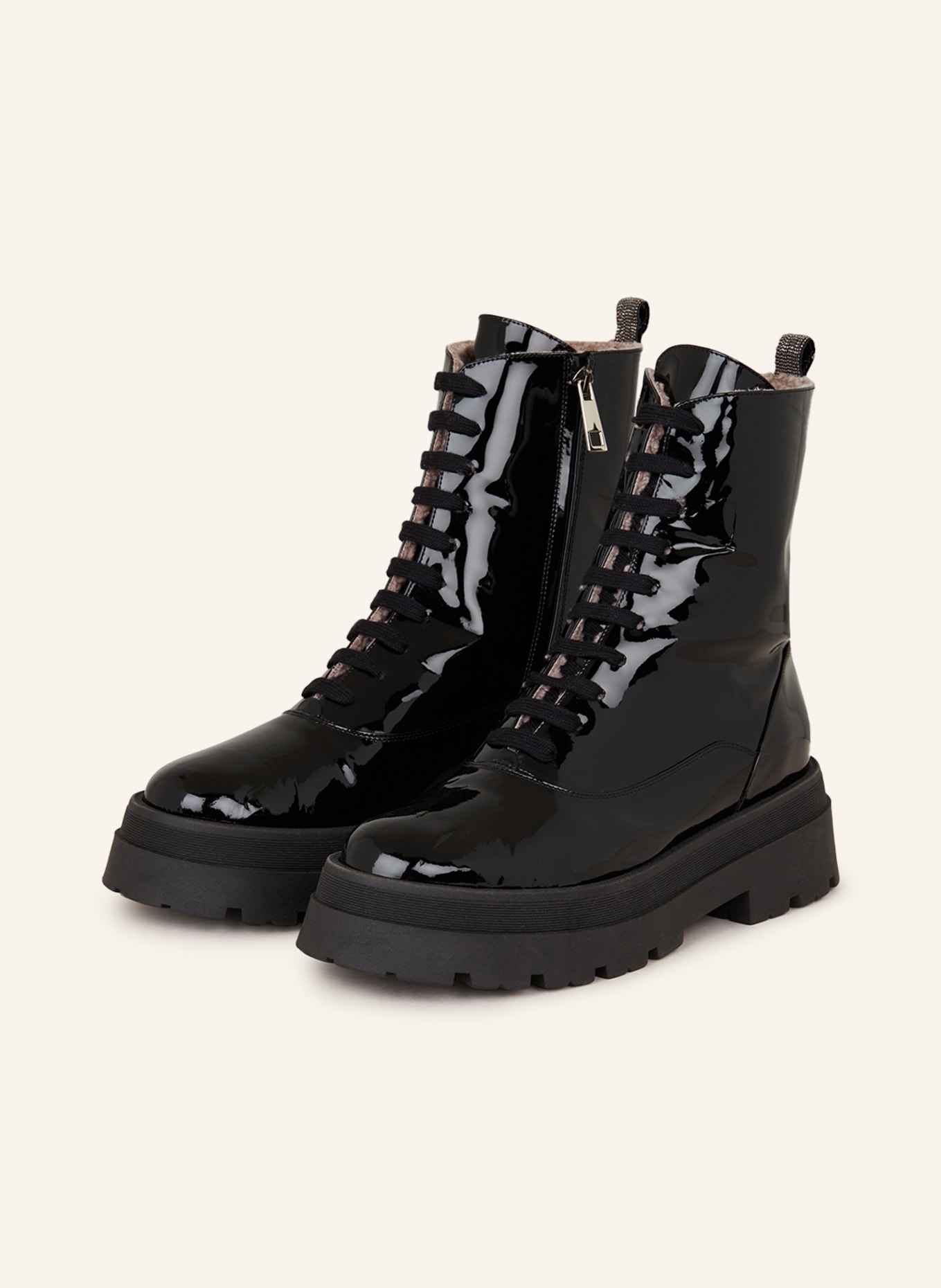FABIANA FILIPPI Lace-up boots, Color: BLACK (Image 1)