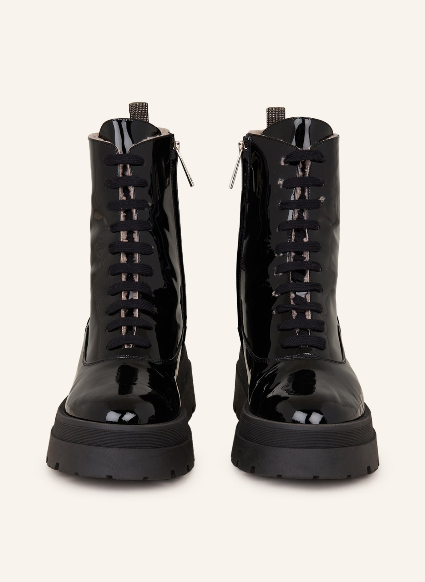 FABIANA FILIPPI Lace-up boots, Color: BLACK (Image 3)