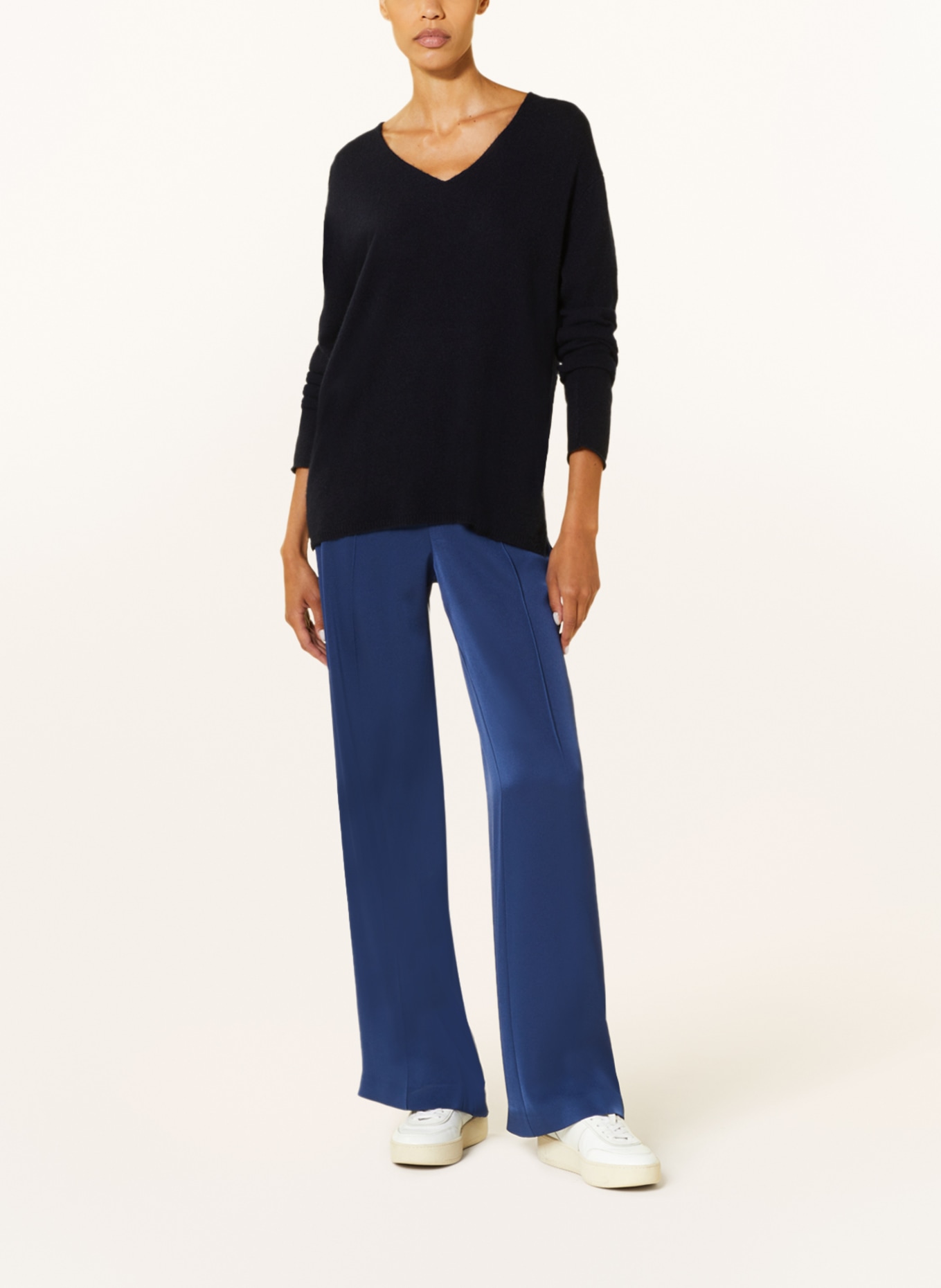 ALLUDE Cashmere-Pullover, Farbe: DUNKELBLAU (Bild 2)