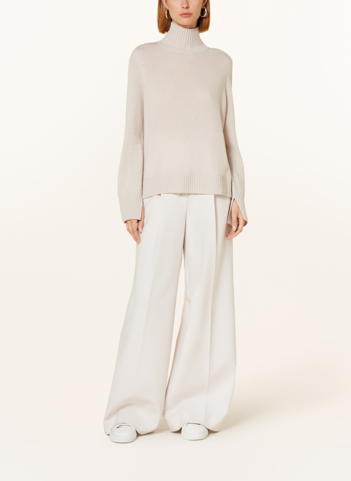 ALLUDE Cashmere sweater, Color: BEIGE (Image 2)