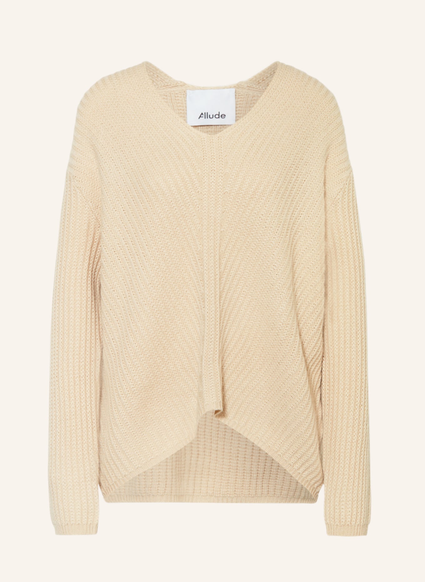 ALLUDE Cashmere sweater, Color: BEIGE (Image 1)