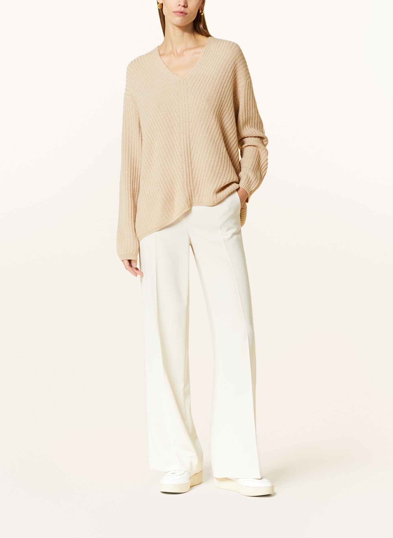 ALLUDE Cashmere-Pullover, Farbe: BEIGE (Bild 2)