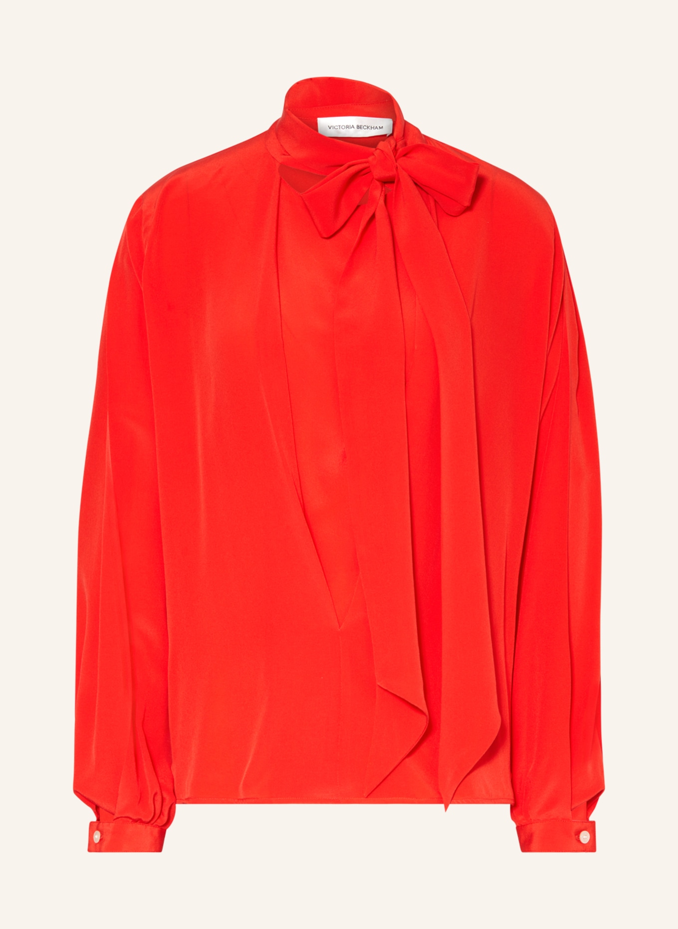 VICTORIABECKHAM Bluzka ze zdejmowaną wstążką, Kolor: CZERWONY (Obrazek 1)
