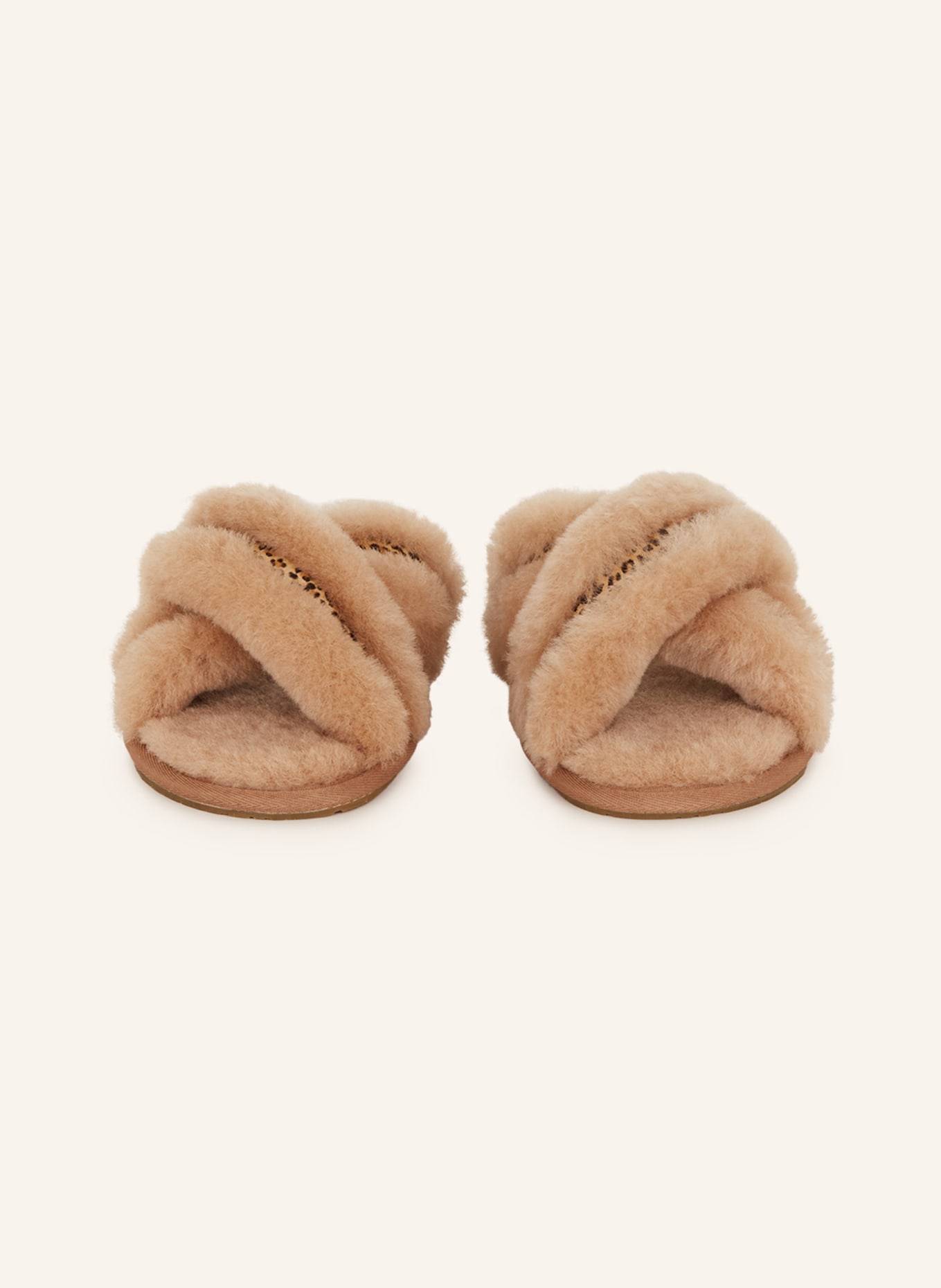 UGG Slippers SCUFFITA with lambskin, Color: BEIGE (Image 3)