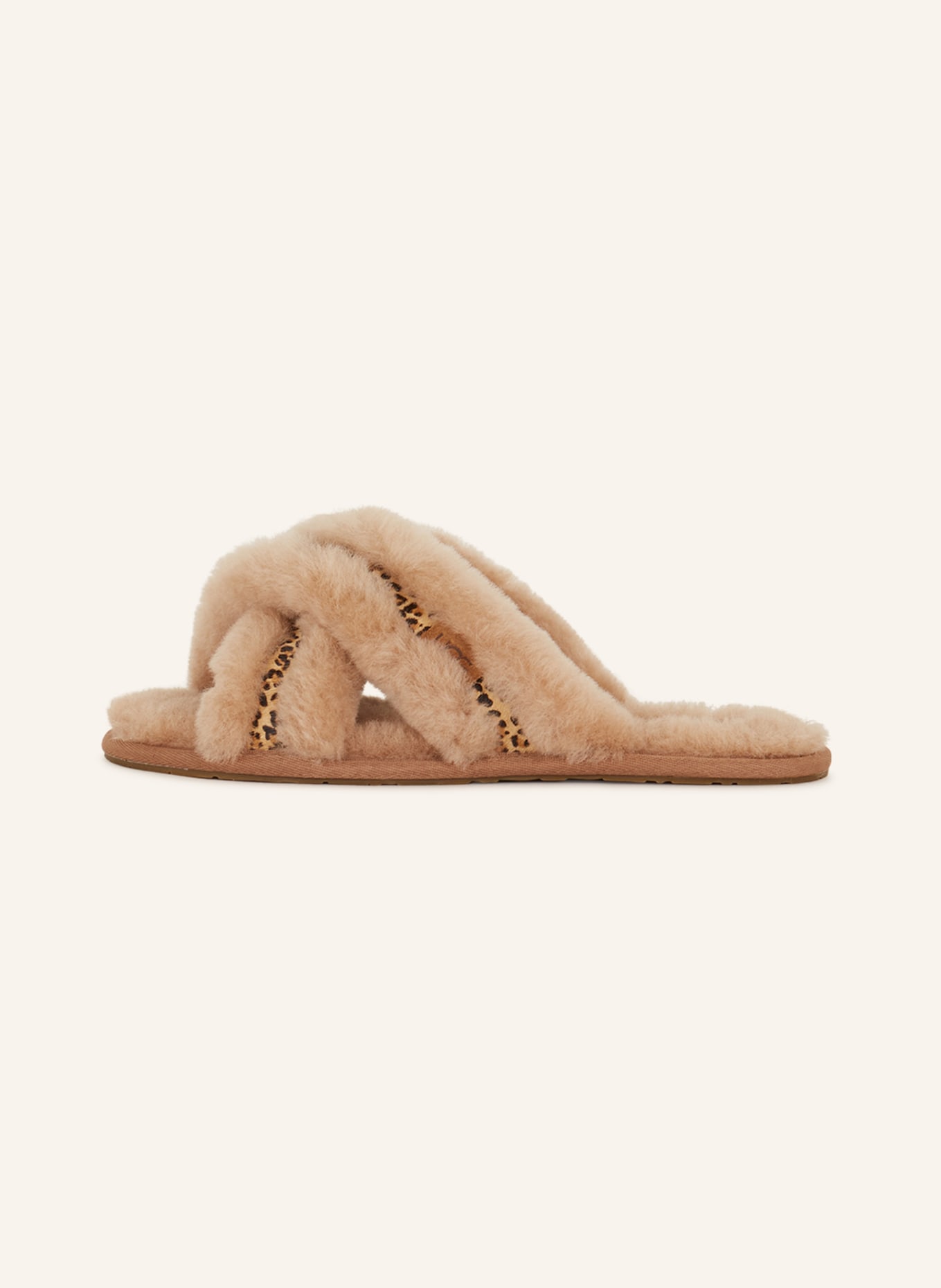 UGG Slippers SCUFFITA with lambskin, Color: BEIGE (Image 4)