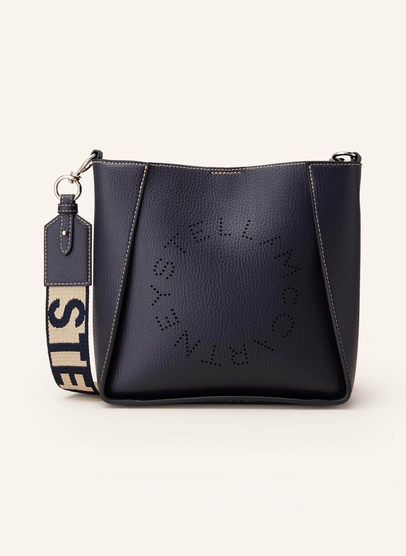 STELLA McCARTNEY Crossbody bag LOGO MINI, Color: BLACK (Image 1)