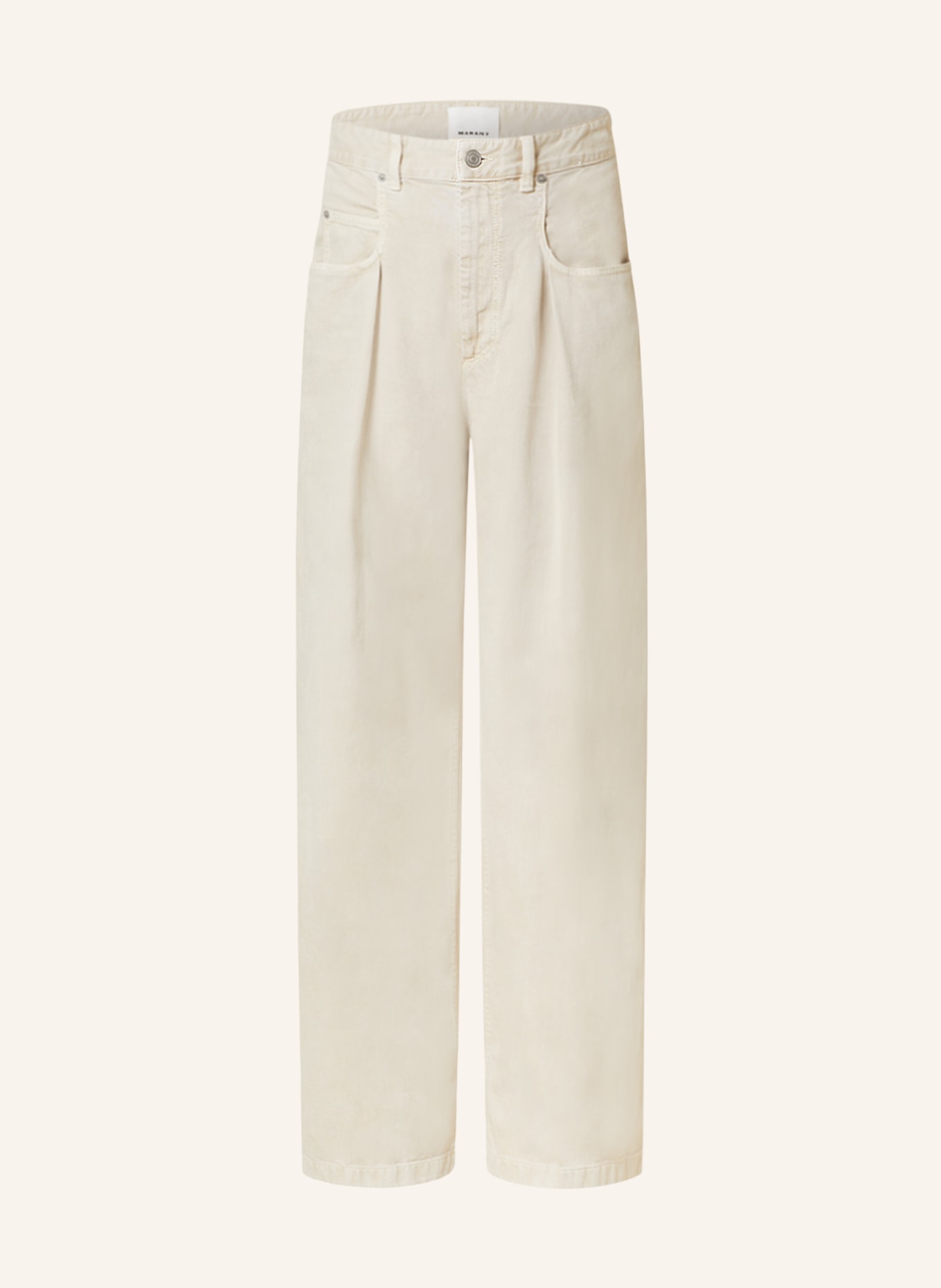 ISABEL MARANT Jeans JANAEL-GD straight fit, Color: ECRU (Image 1)