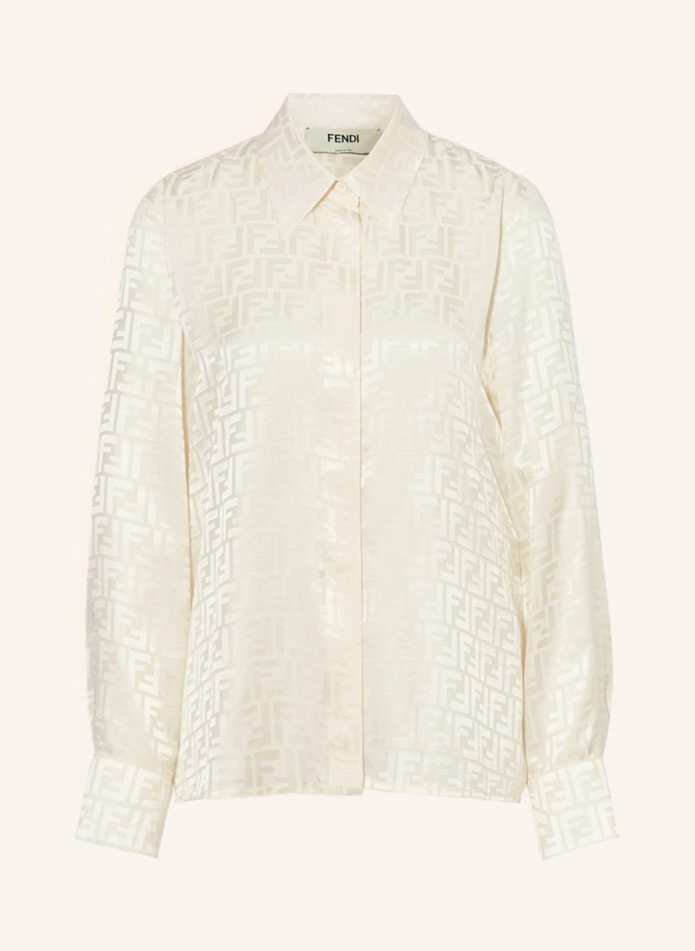 FENDI Shirt blouse in silk, Color: ECRU (Image 1)