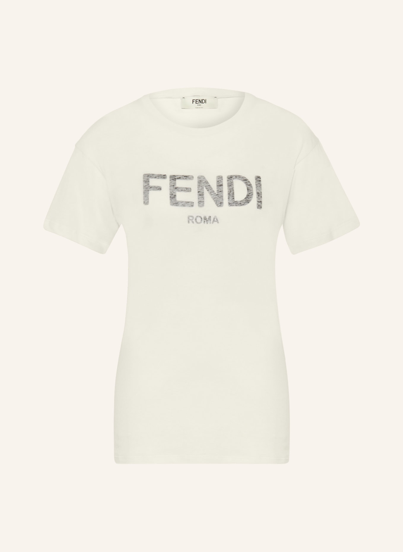 FENDI T-shirt, Kolor: ECRU (Obrazek 1)