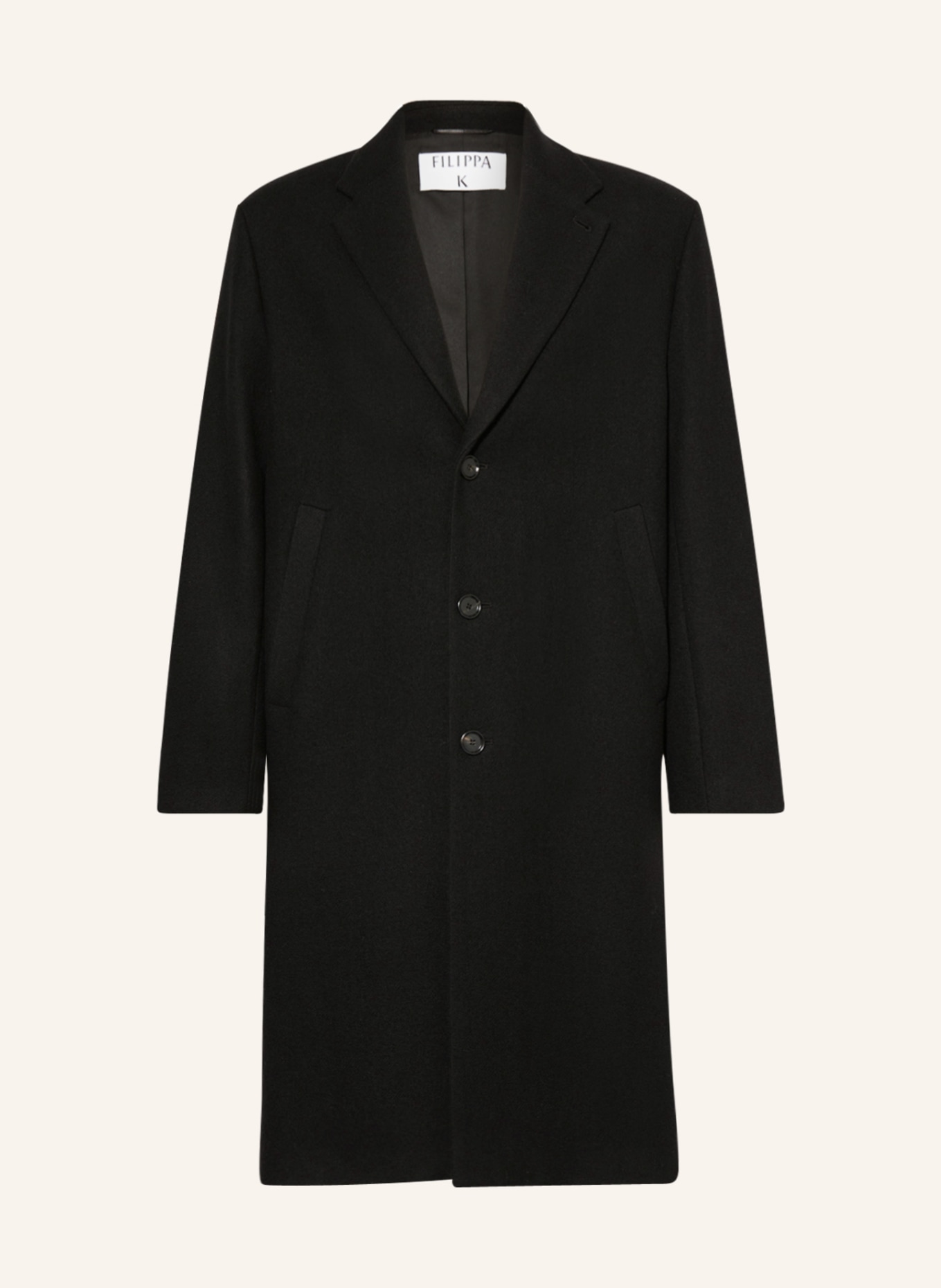 Filippa K Wool coat LONDON, Color: BLACK (Image 1)