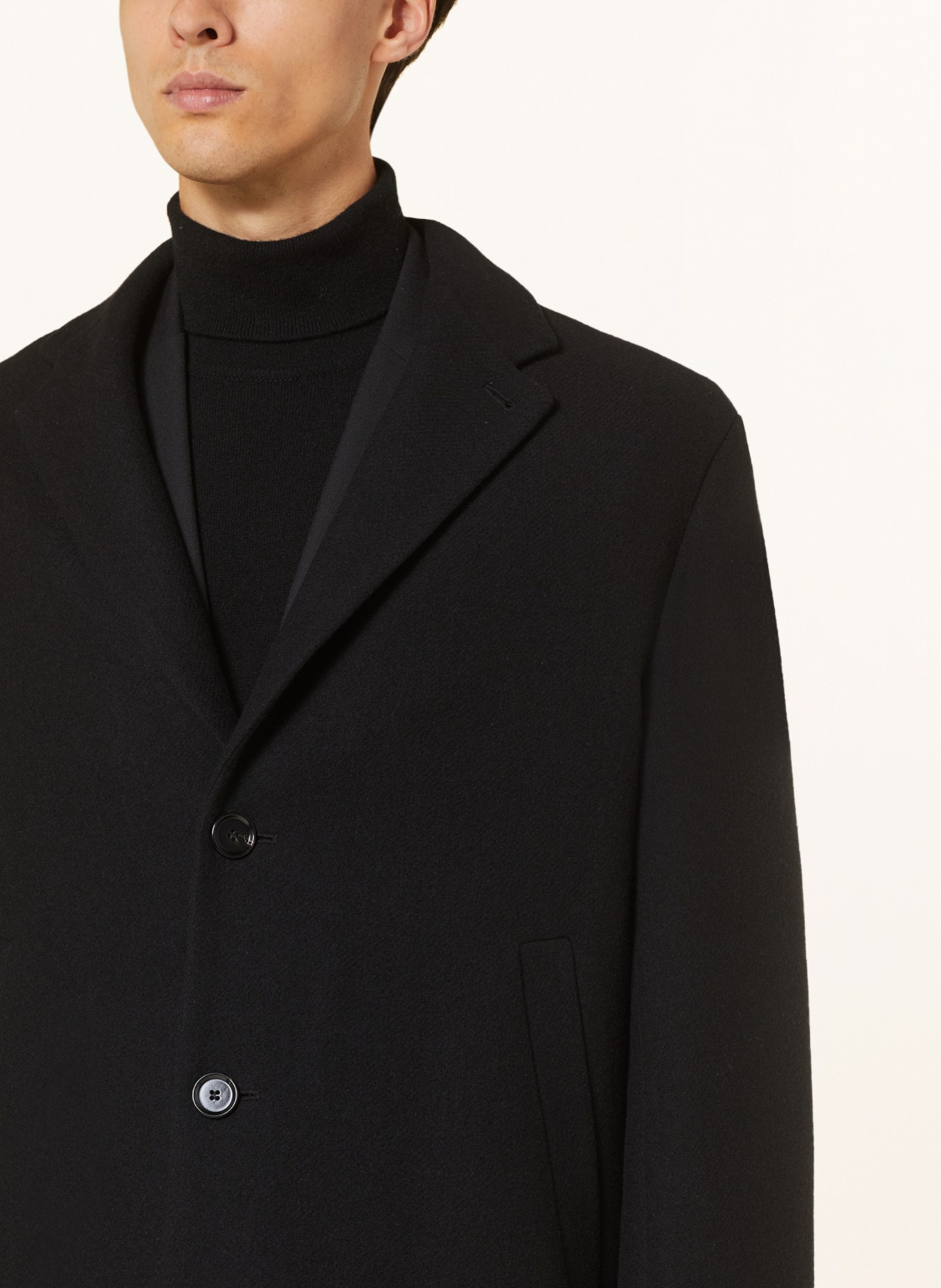 Filippa K Wool coat LONDON, Color: BLACK (Image 4)
