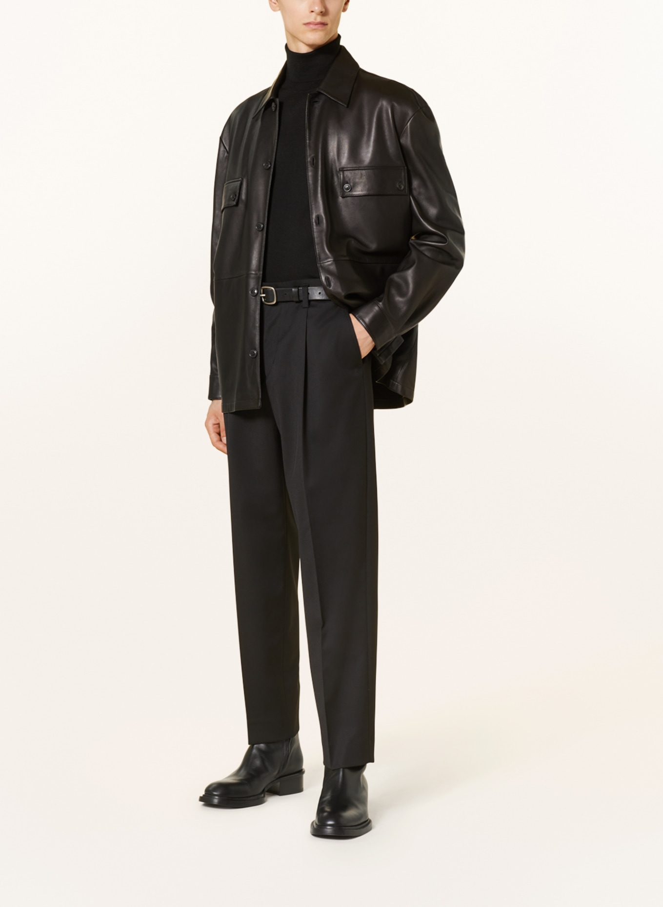 Filippa K Trousers SAMSON regular fit, Color: BLACK (Image 2)