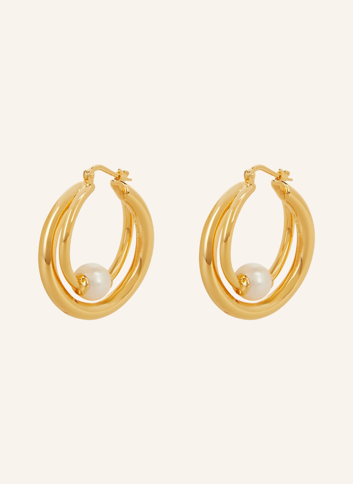 Chloé Creole earrings DARCEY, Color: GOLD (Image 1)