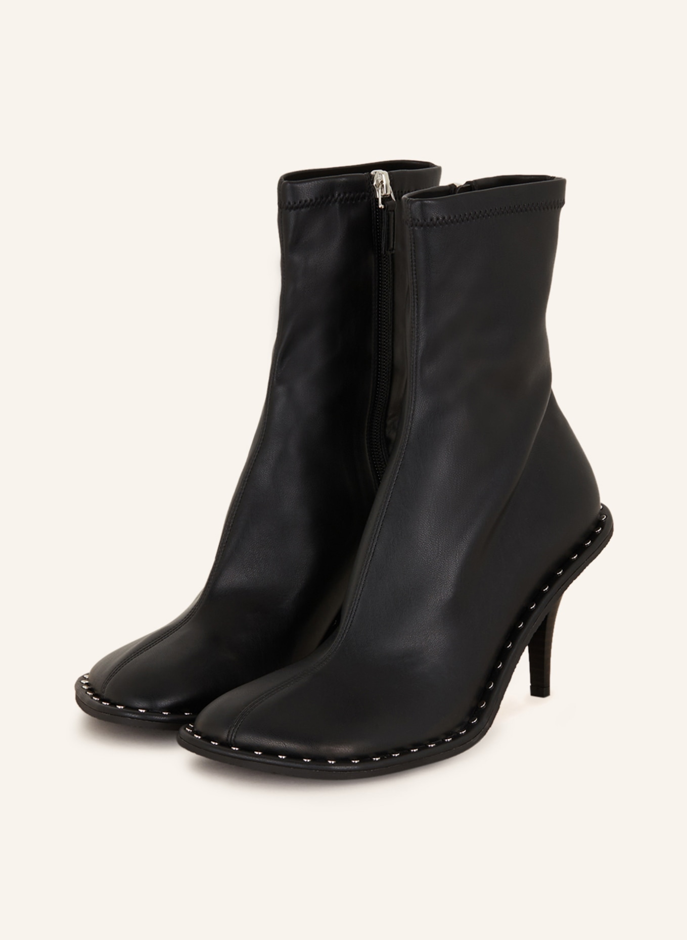 STELLA McCARTNEY Ankle boots SYDER with rivets, Color: BLACK (Image 1)