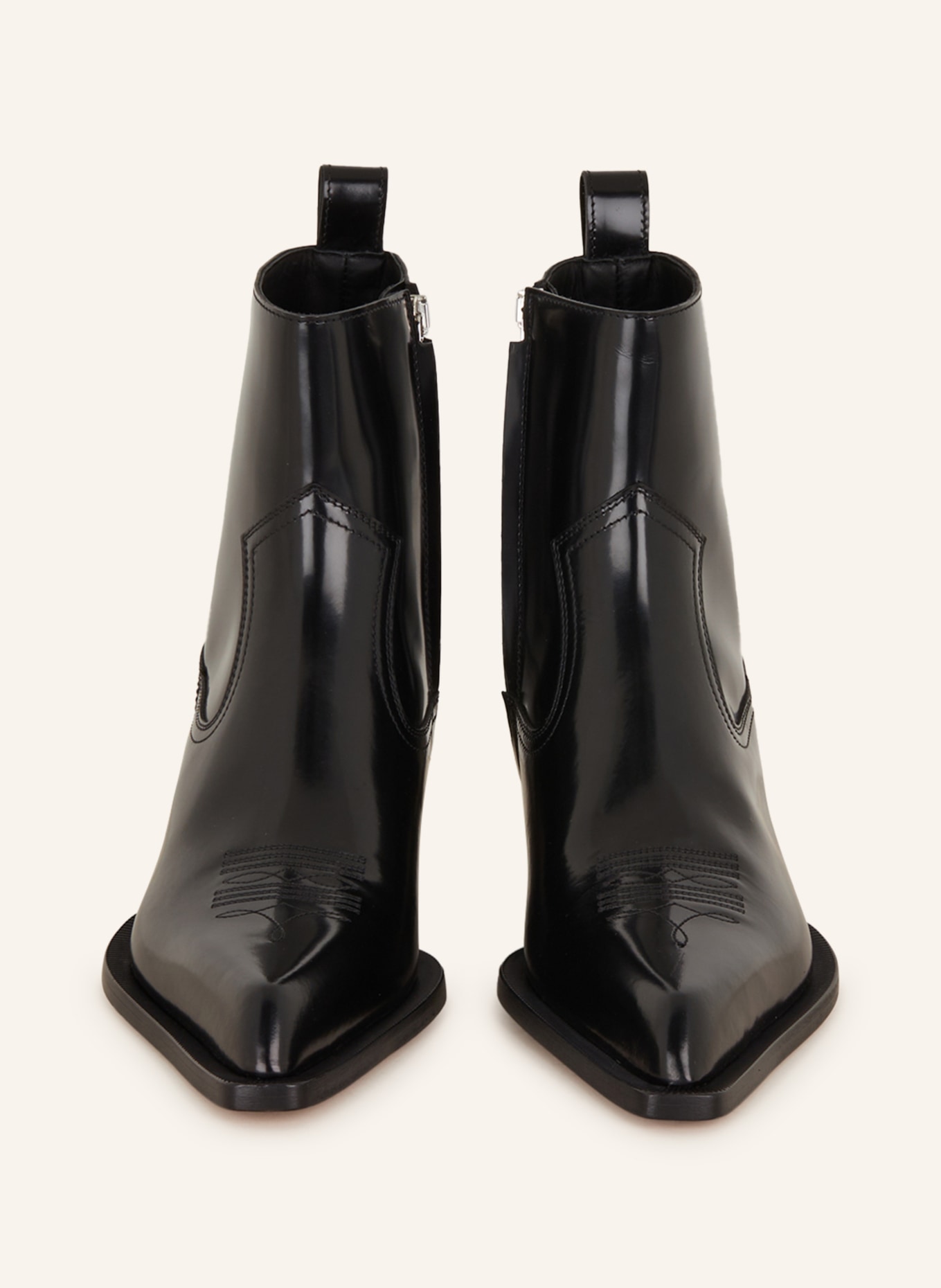 Off-White Cowboy Boots, Farbe: SCHWARZ (Bild 3)