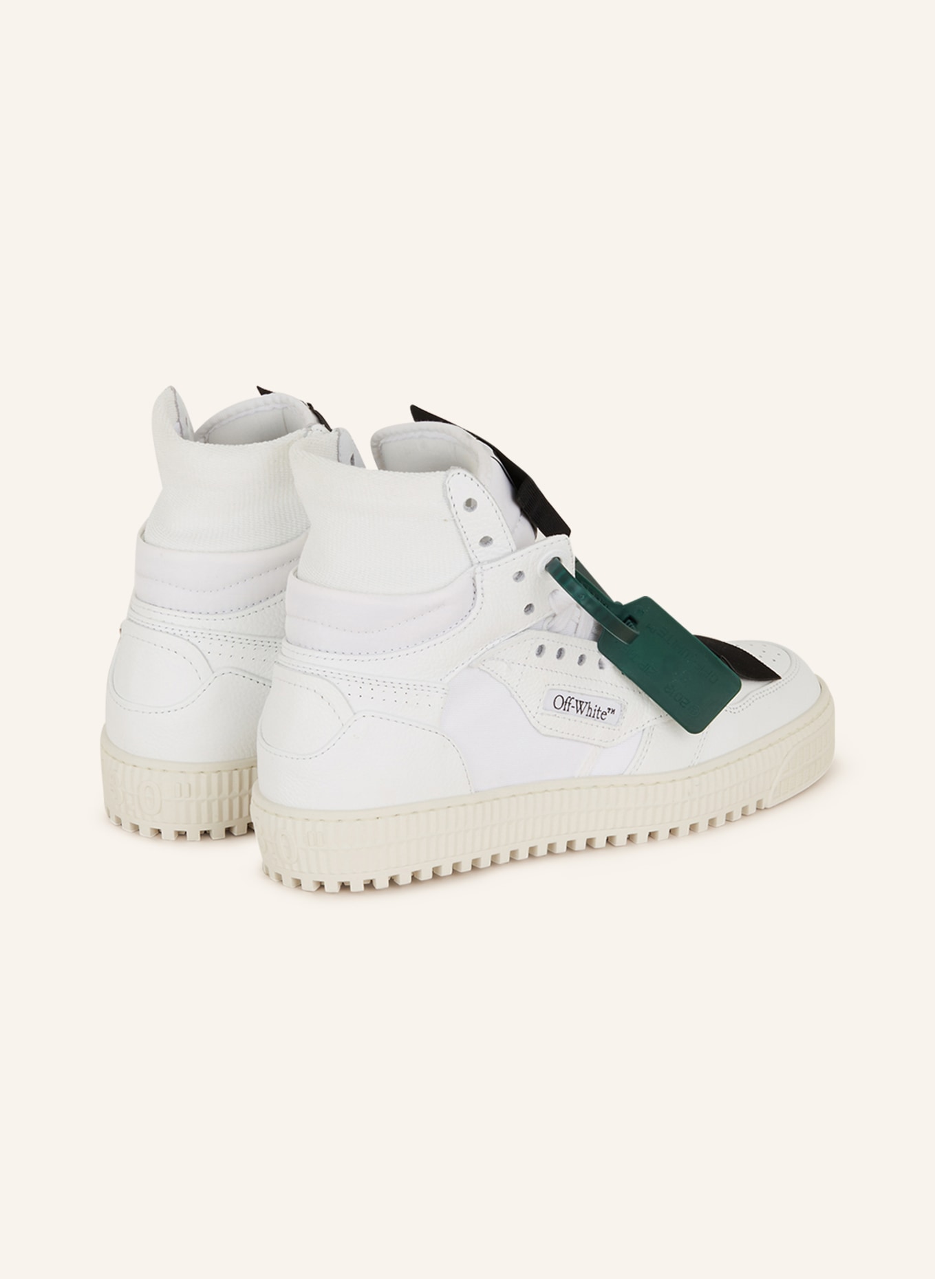 Off-White High-top sneakers 3.0 OFF COURT, Color: WHITE/ BLACK (Image 2)