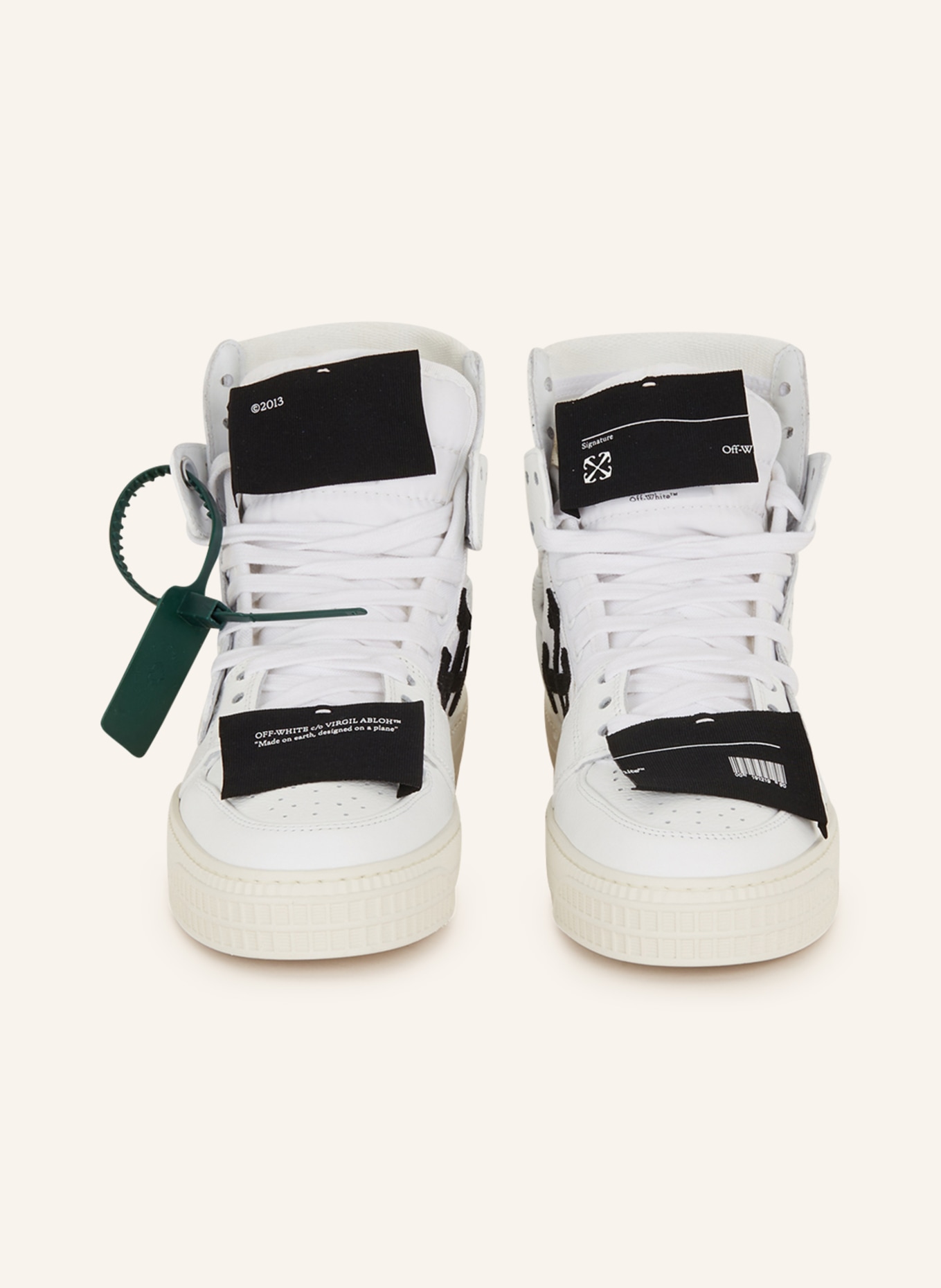 Off-White High-top sneakers 3.0 OFF COURT, Color: WHITE/ BLACK (Image 3)