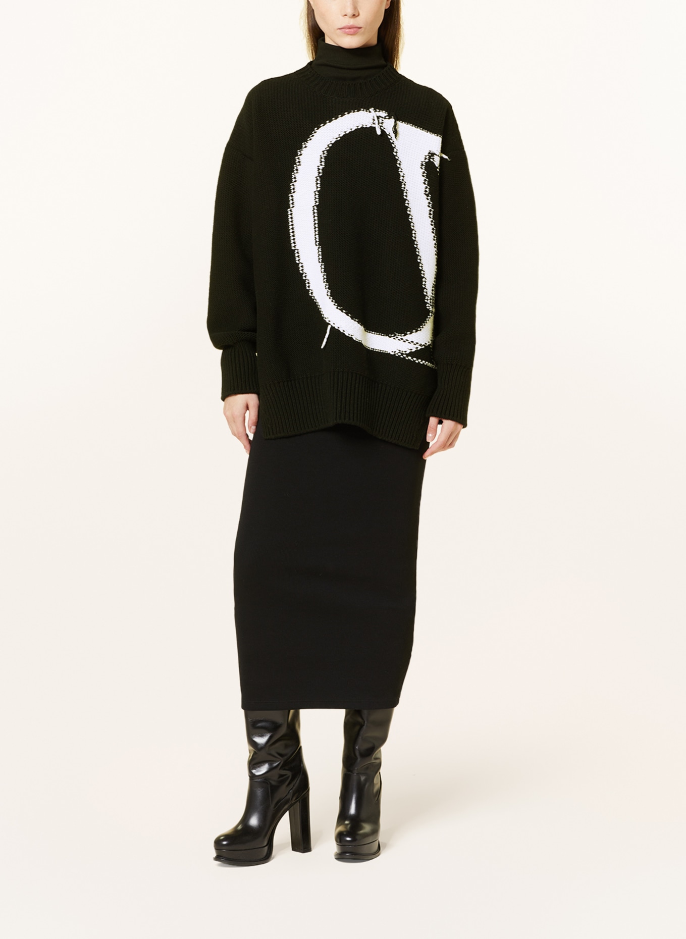 Off white oversized sales sweater