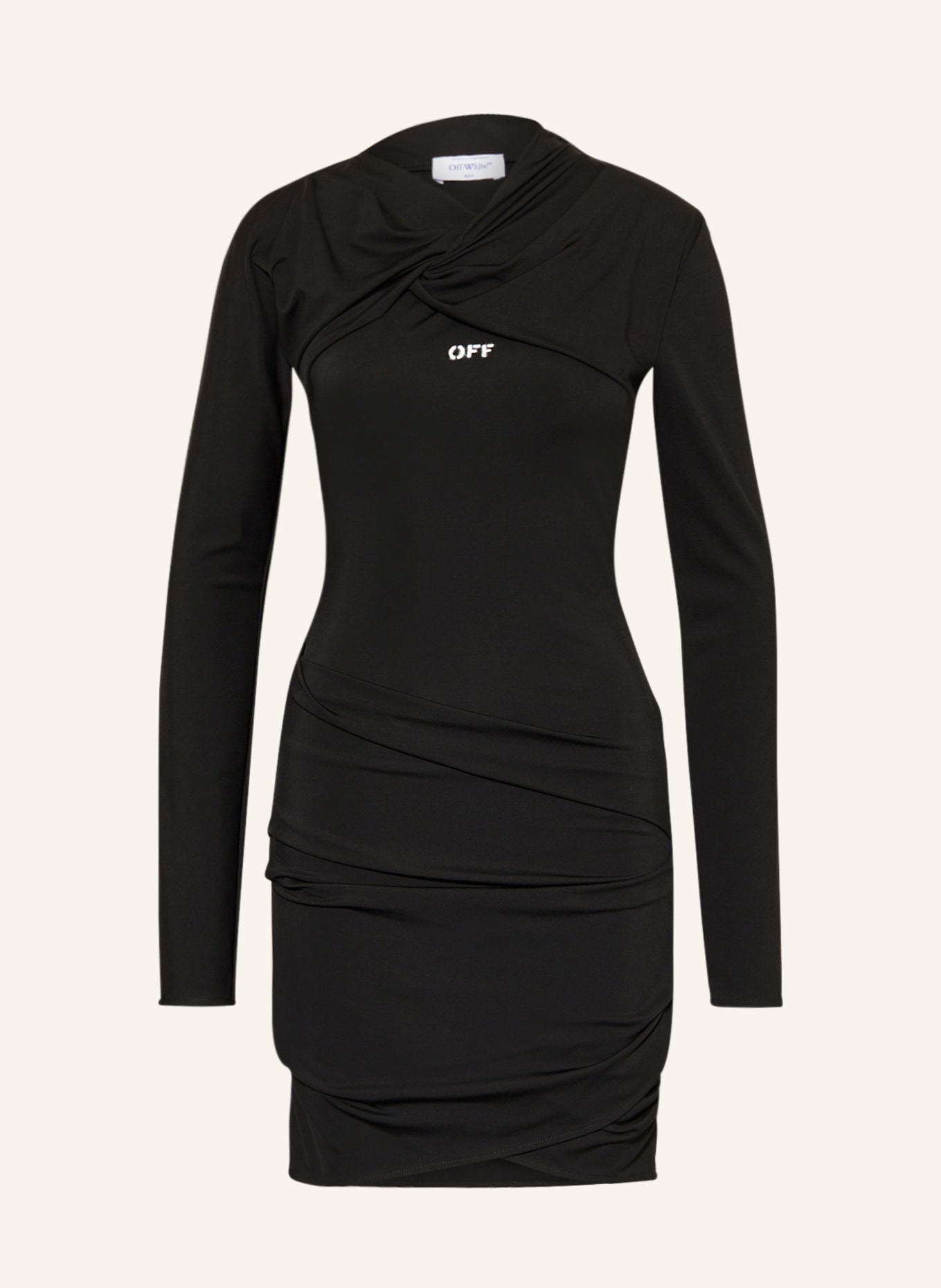 Off-White Sheath dress, Color: BLACK (Image 1)