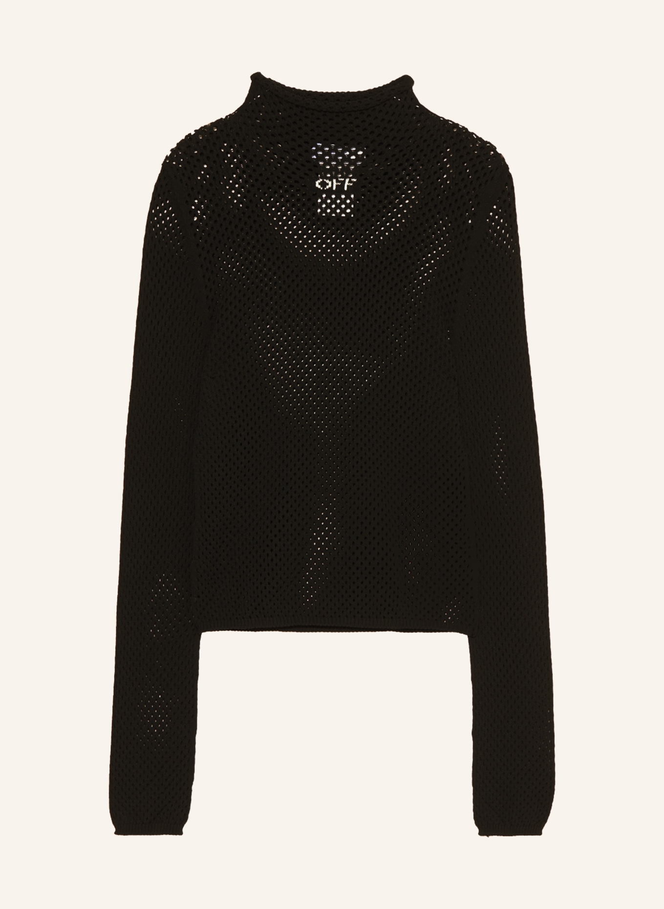Off-White Sweter, Kolor: CZARNY (Obrazek 1)