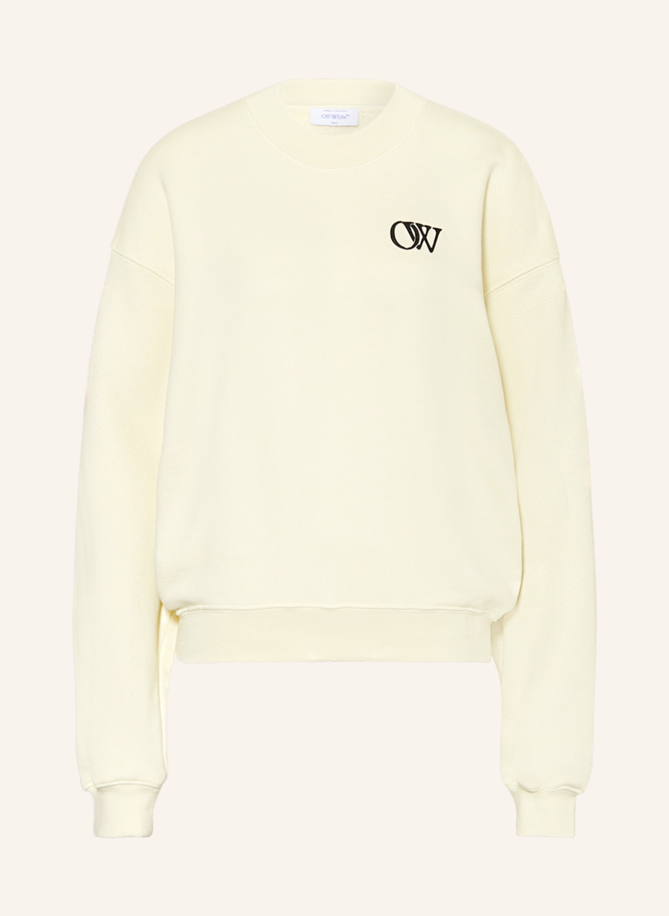 Off-White Oversized-Sweatshirt, Farbe: ECRU (Bild 1)