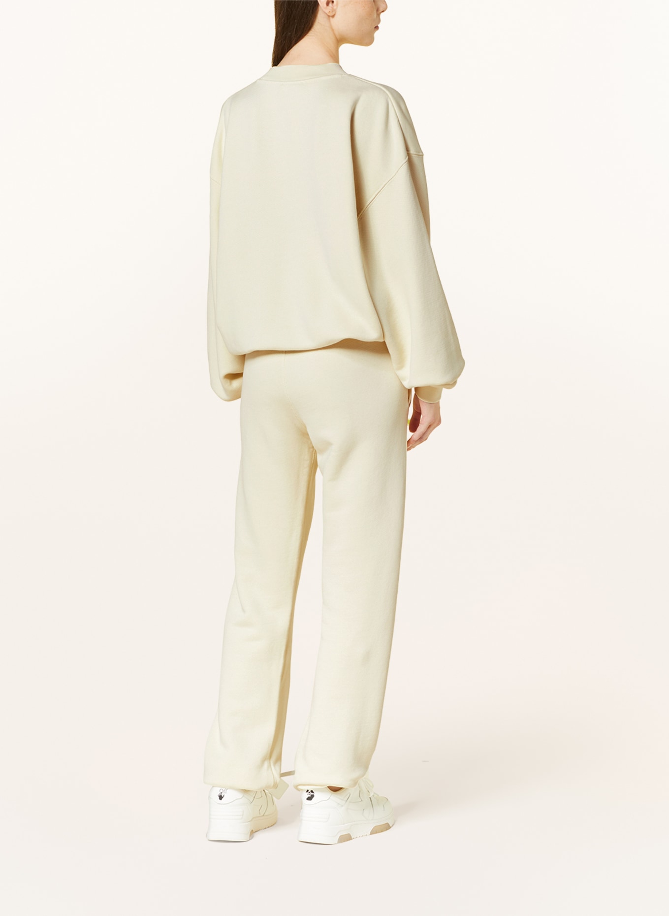 Off-White Bluza nierozpinana oversize, Kolor: ECRU (Obrazek 3)