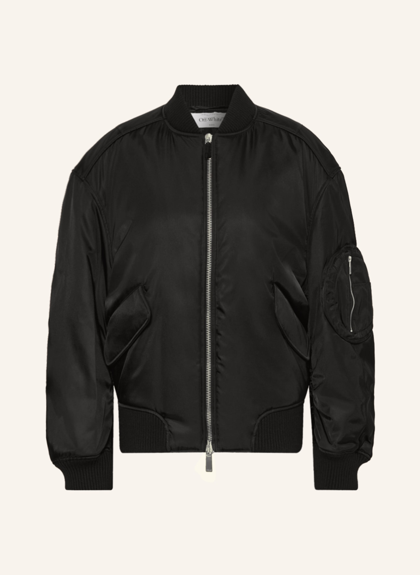 Off-White Bomber jacket, Color: BLACK (Image 1)